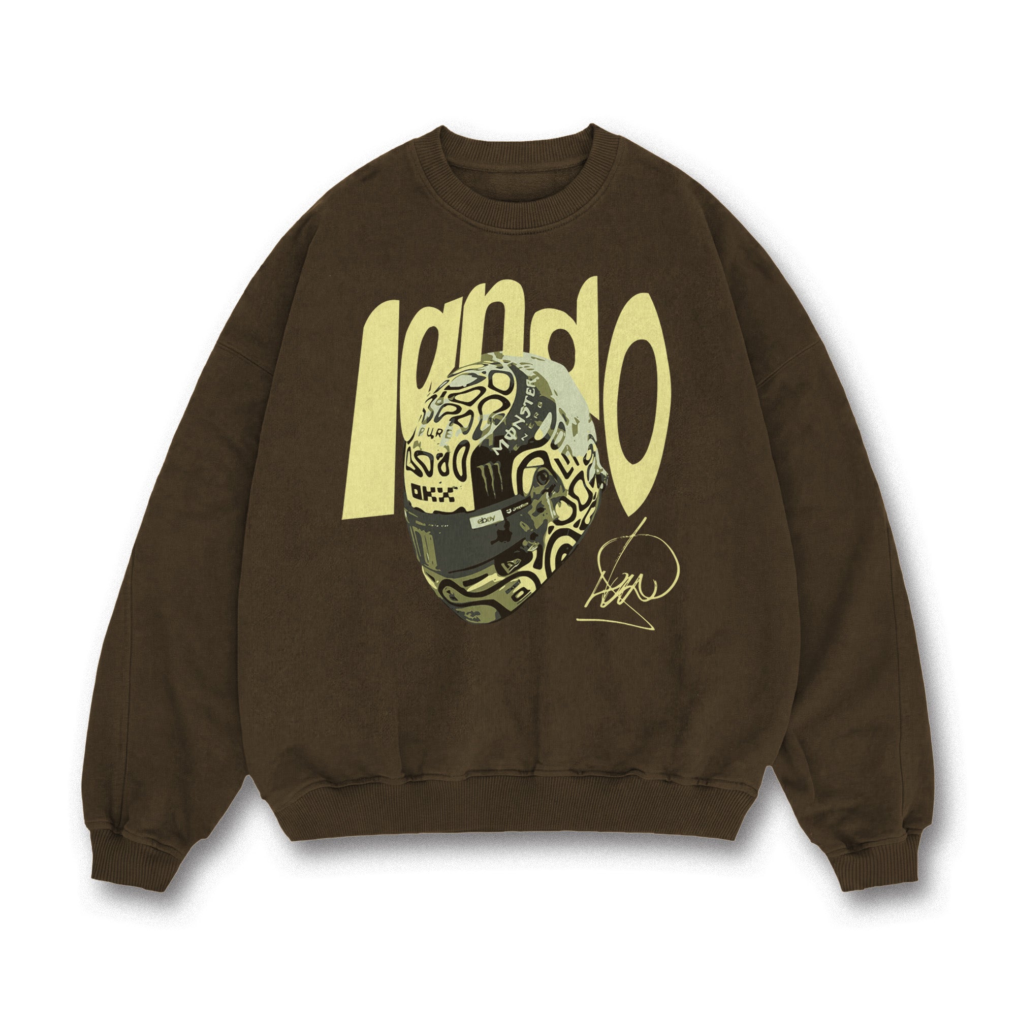 Lando Helmet Crewneck