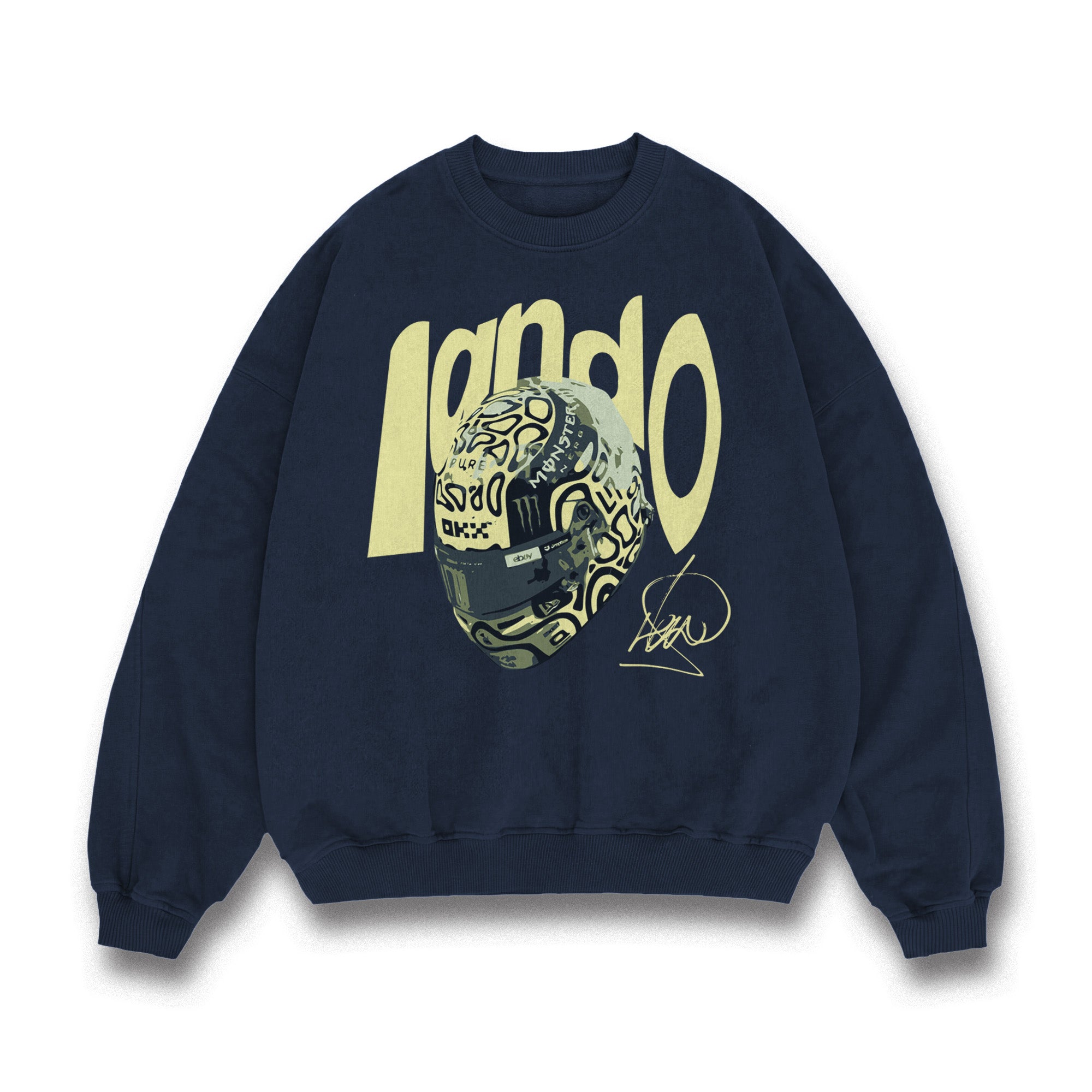 Lando Helmet Crewneck
