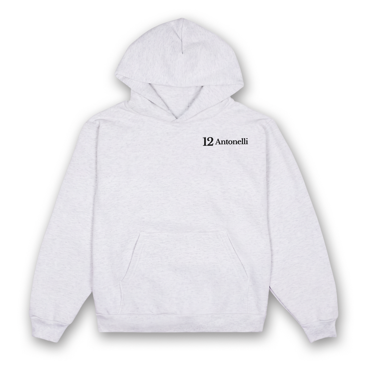 Antonelli Floral Helmet Hoodie - Ash front