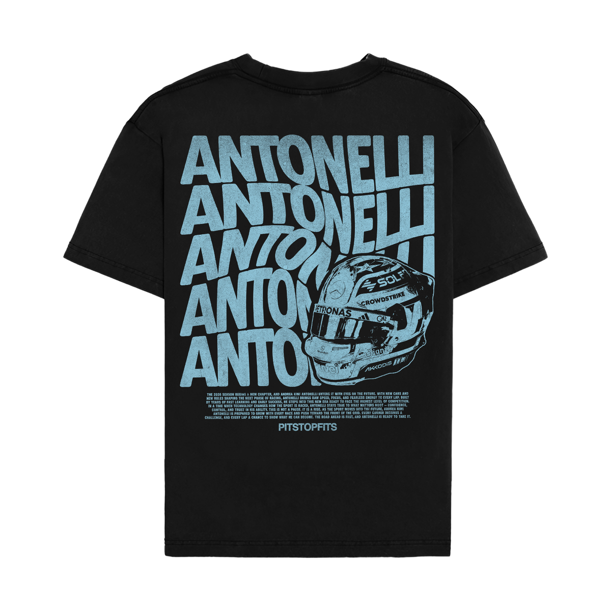 Antonelli Twist Vintage Tee - Black back