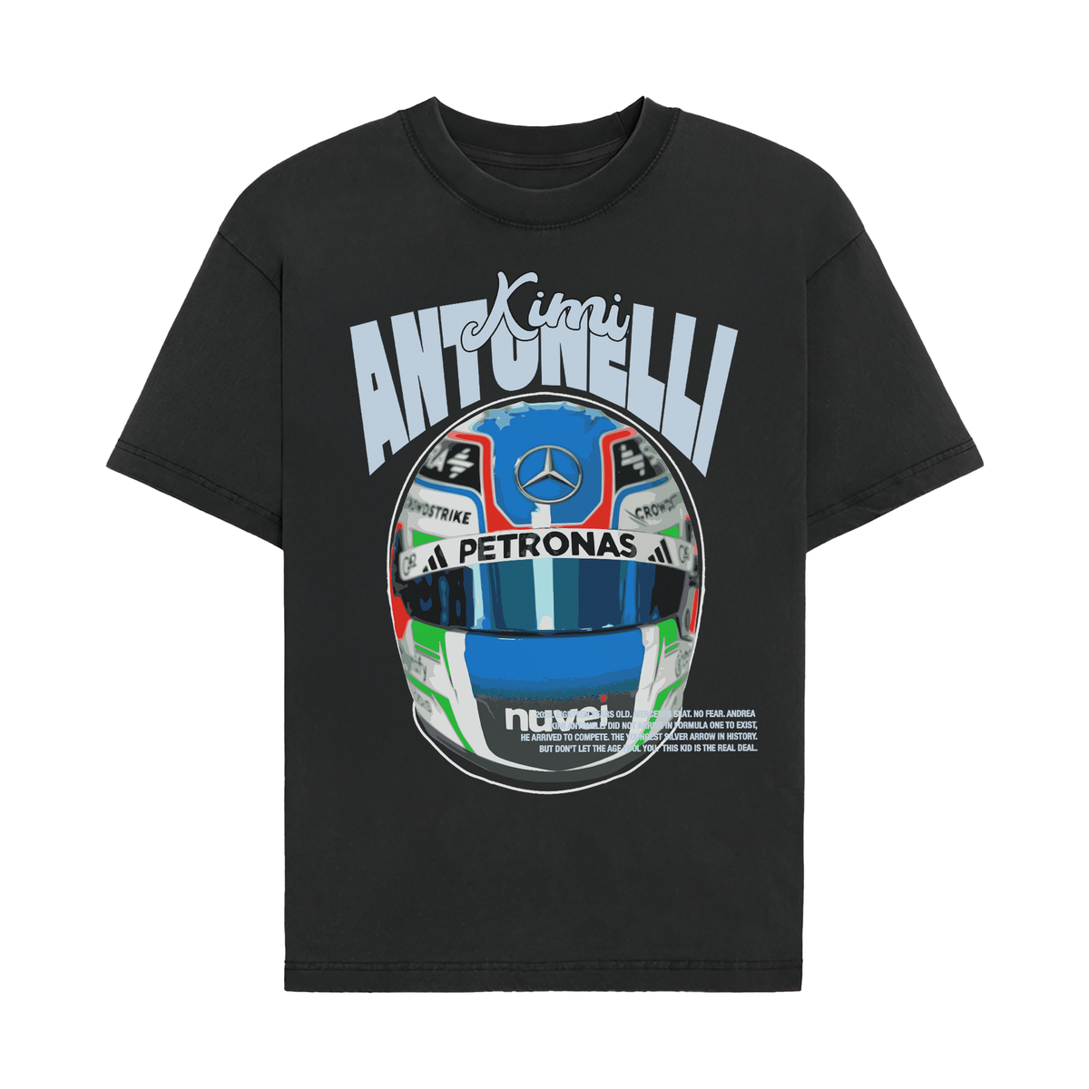 Antonelli V2 Helmet Tee - Black front