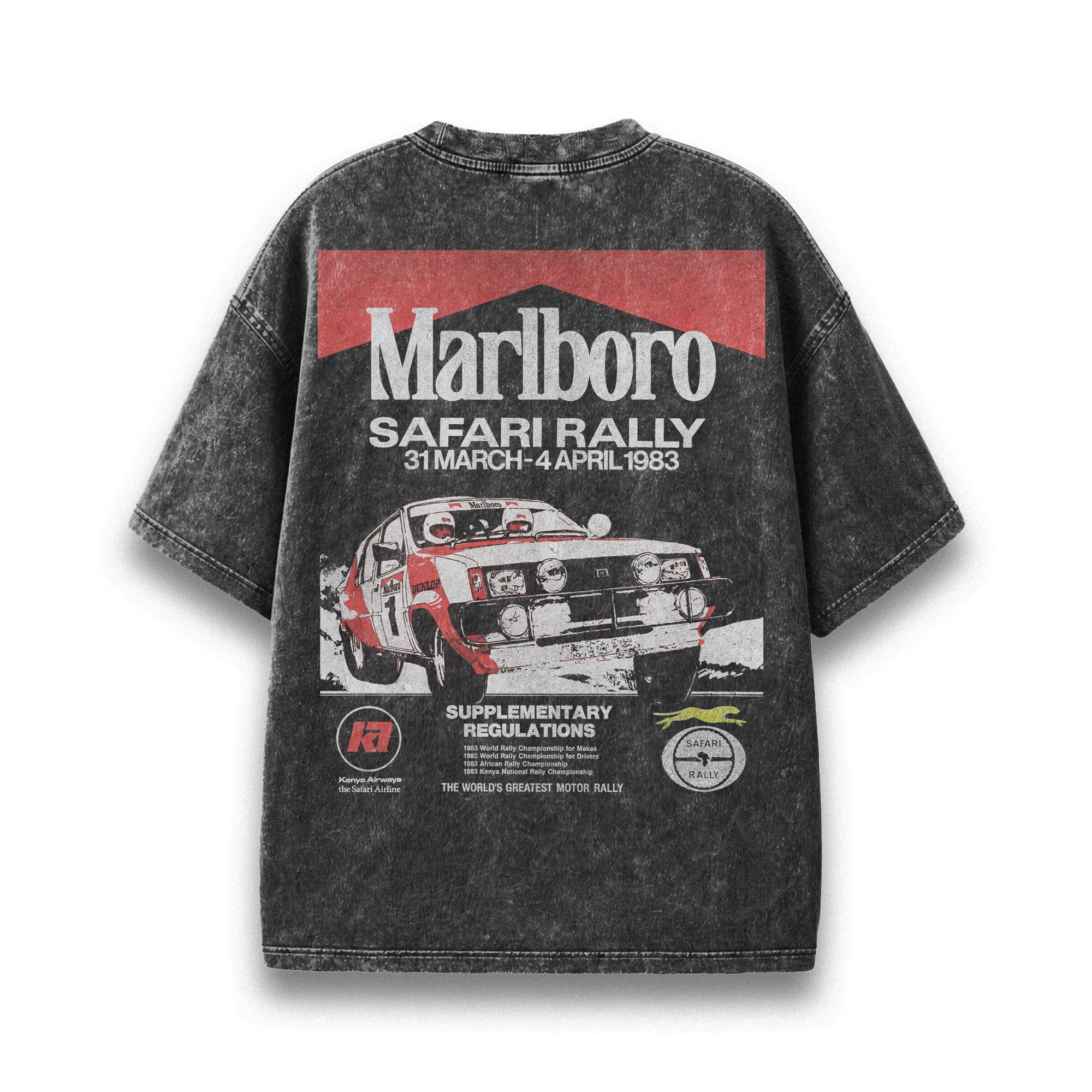 Safari Rally Vintage Tee V4