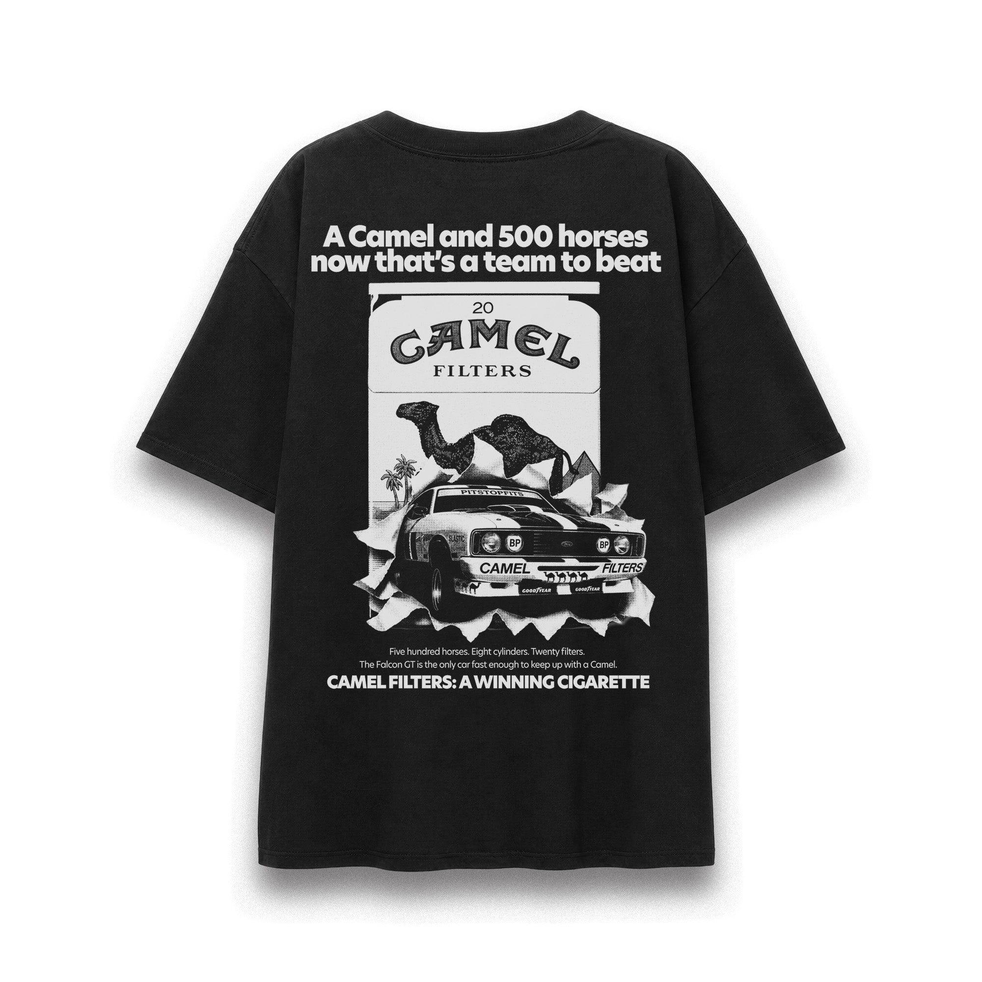 Camel Vintage Racing Graphic Tee