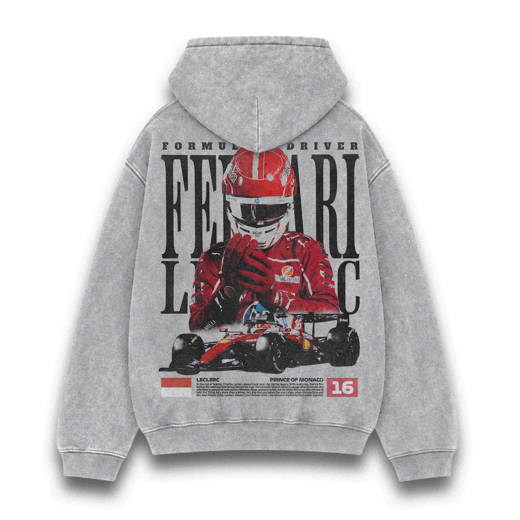 Leclerc Legacy Washed Hoodie