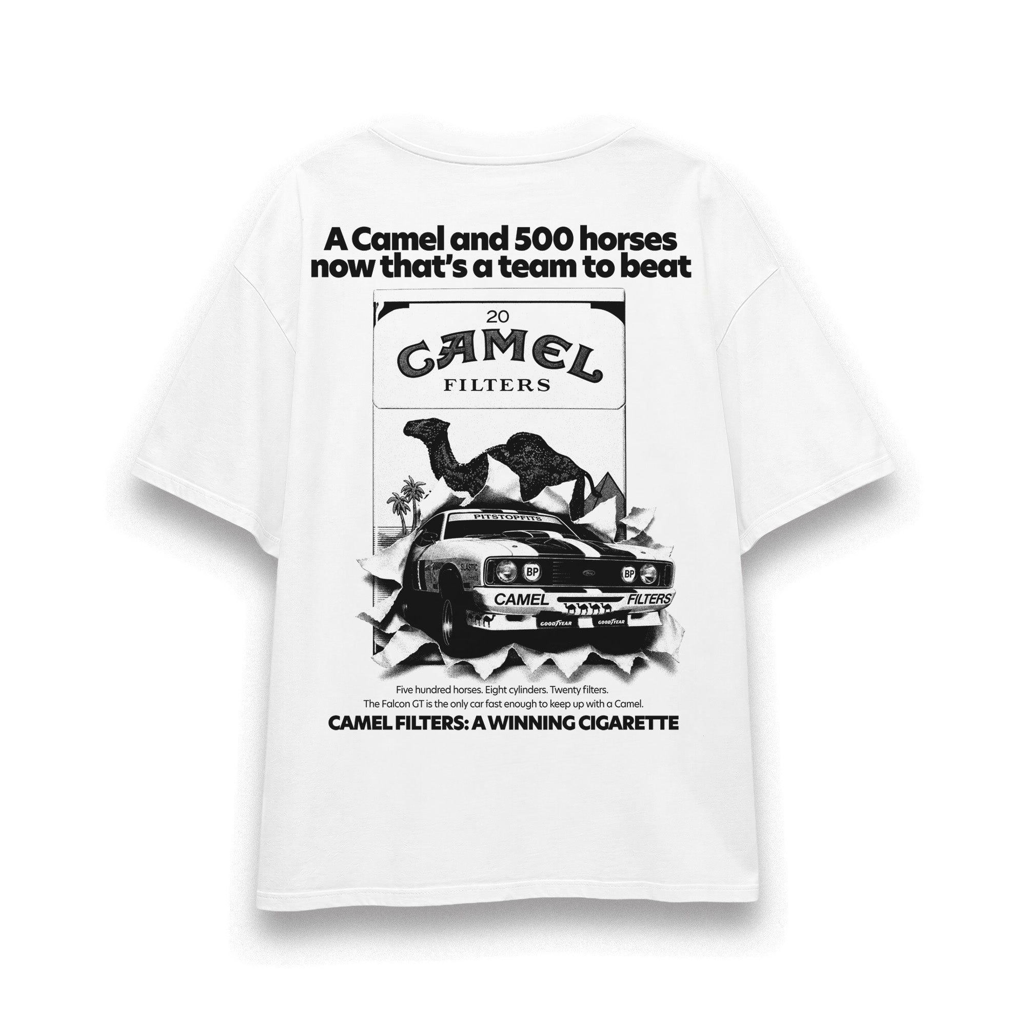 Camel Vintage Racing Graphic Tee
