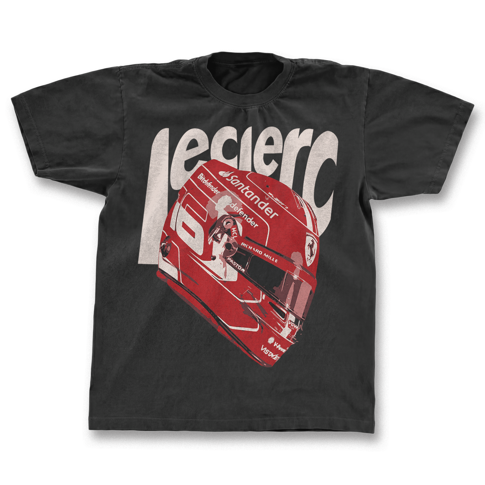 Leclerc Helmet Graphic T-shirt