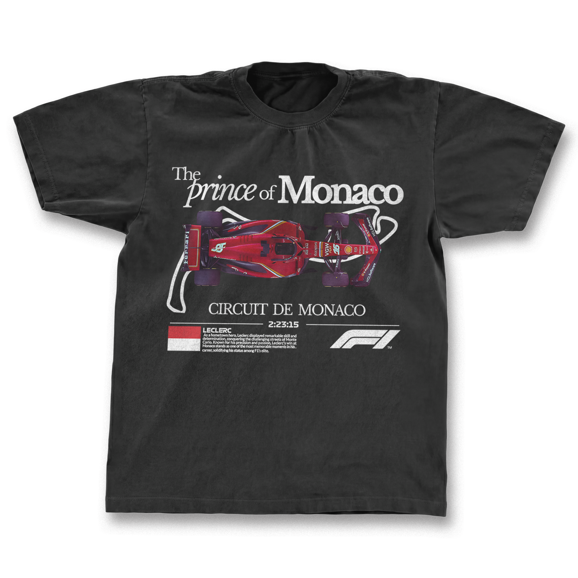 Charles Leclerc Prince of Monaco T-shirt