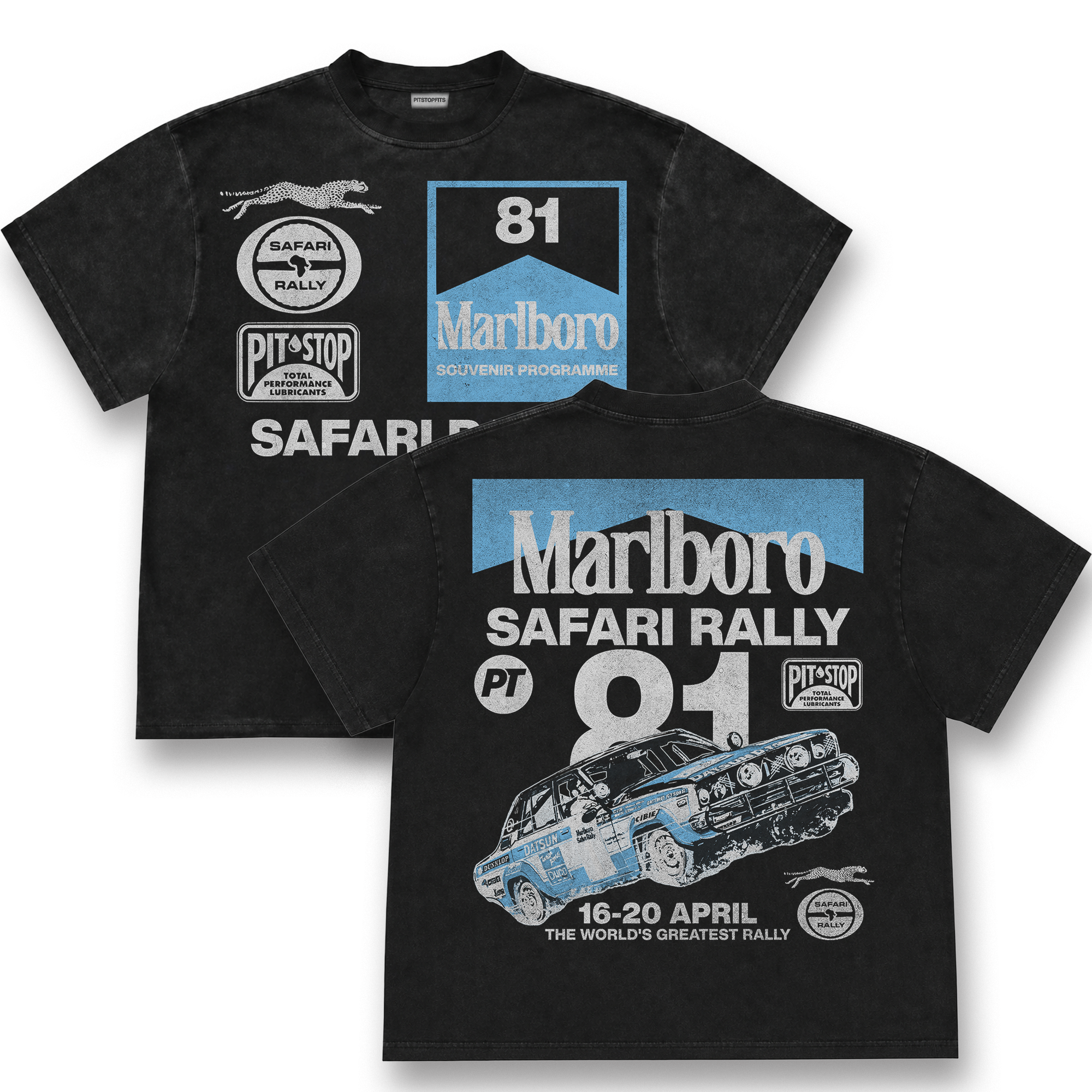 Safari Rally Vintage Tee V3