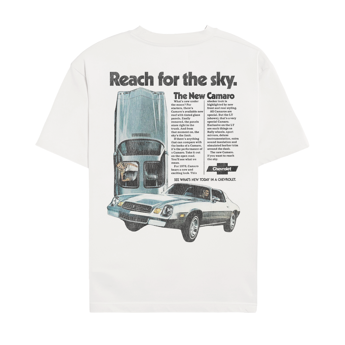 Camaro Vintage Graphic Shirt - White back