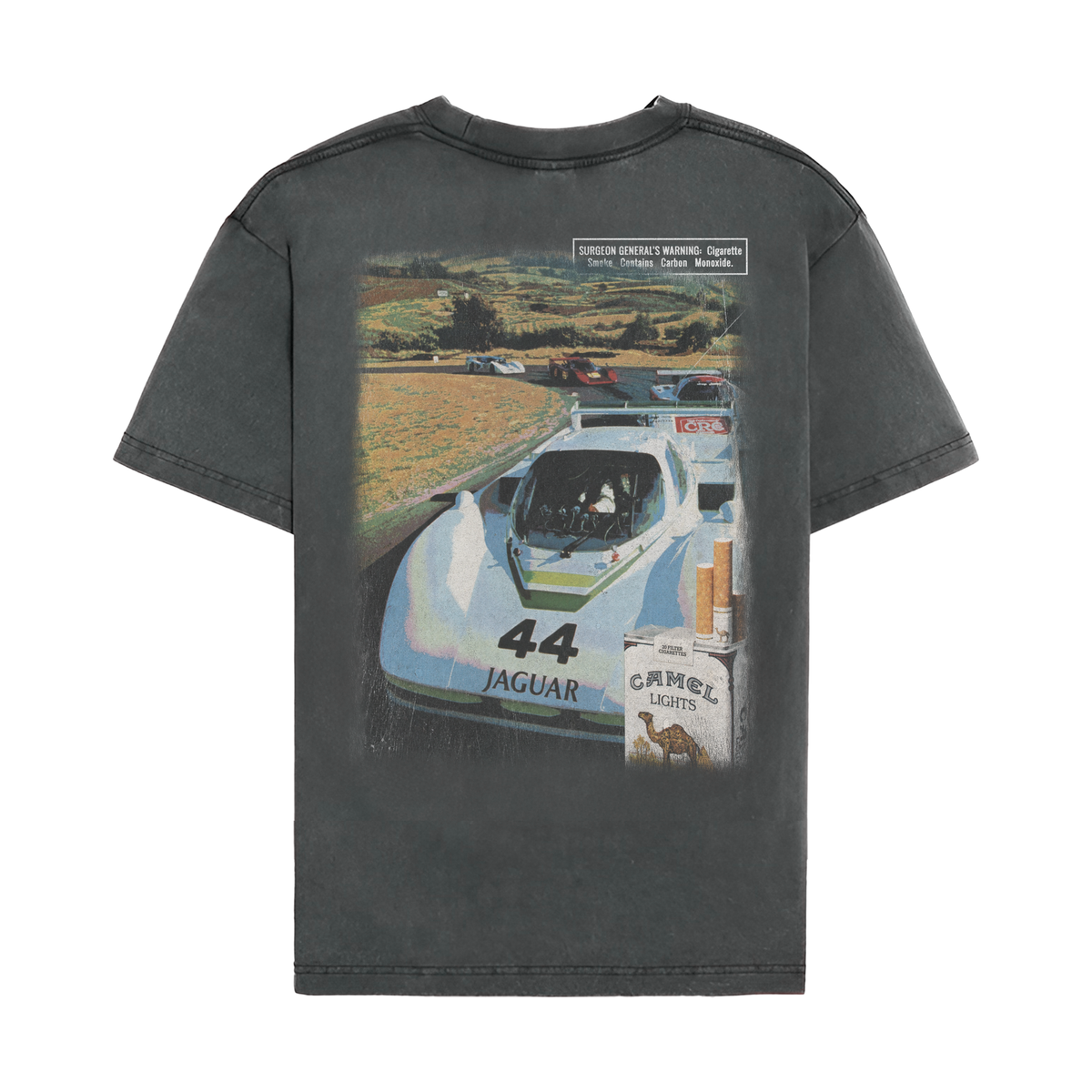 Camel GT Vintage Racing Shirt V2 - Washed Black back