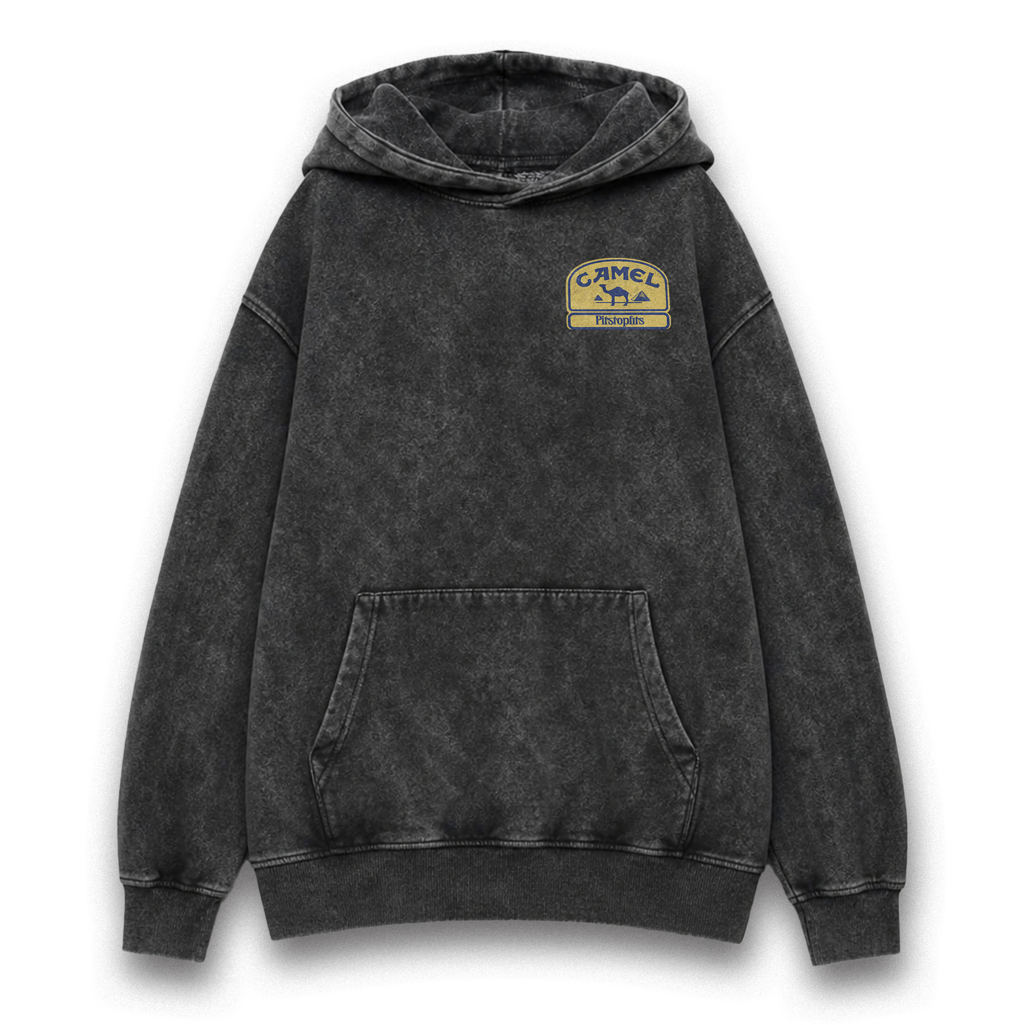 Camel GT Vintage Racing Washed Hoodie