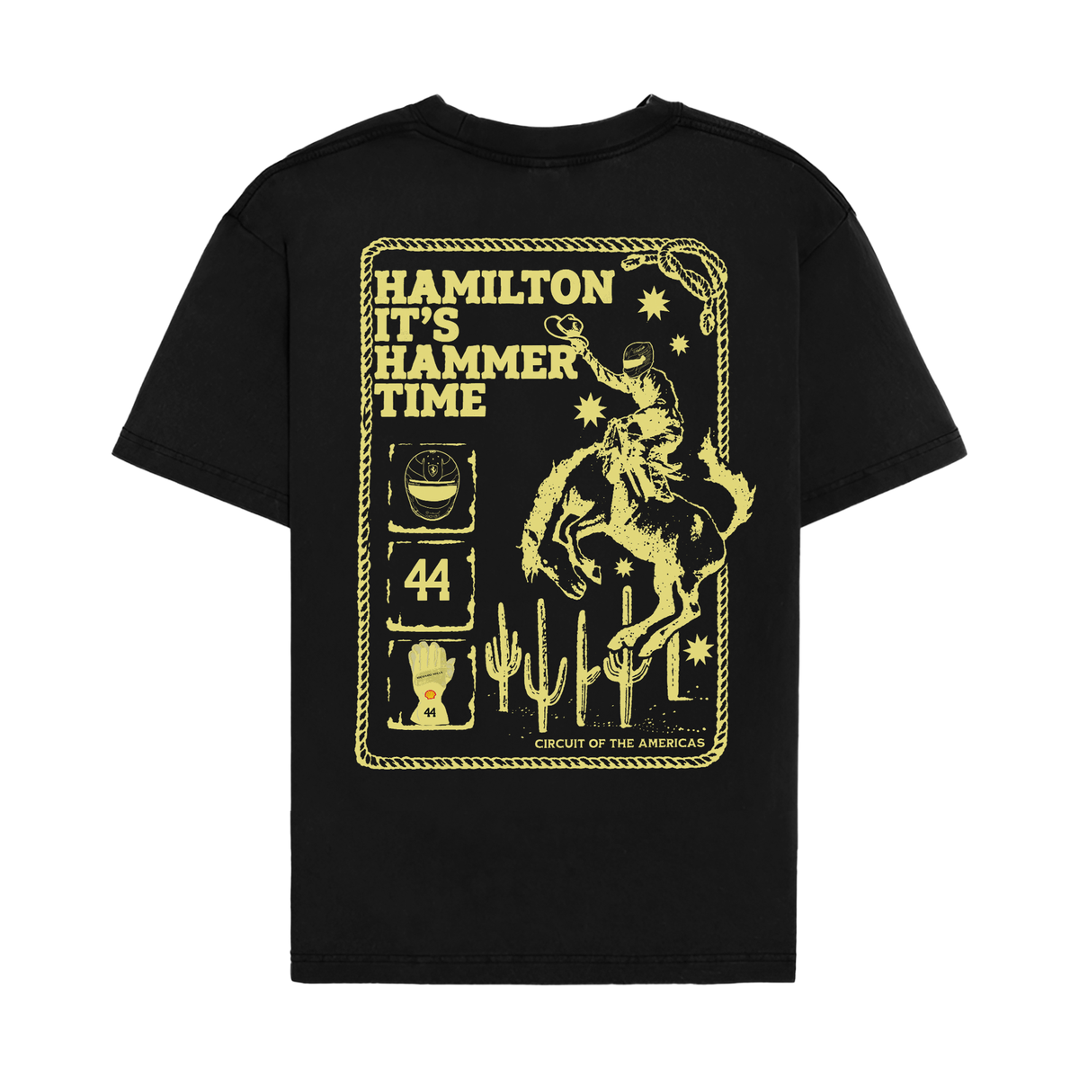 Hamilton Cowboy Tee - Black back