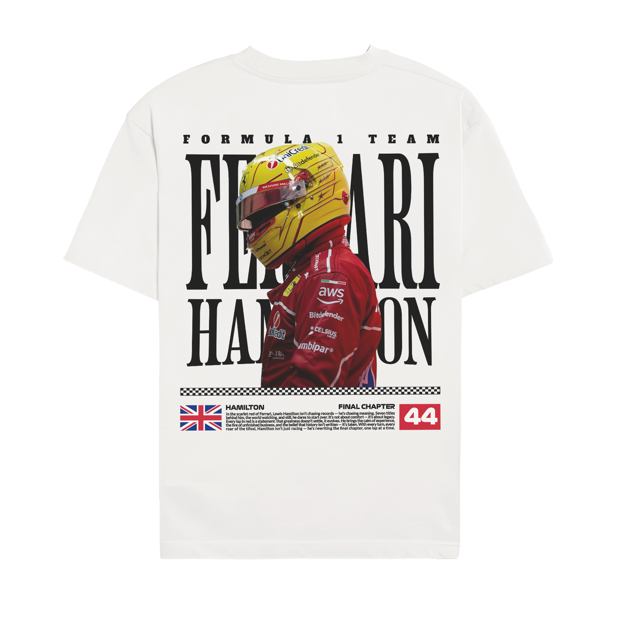 Hamilton Legacy T-shirt - White back