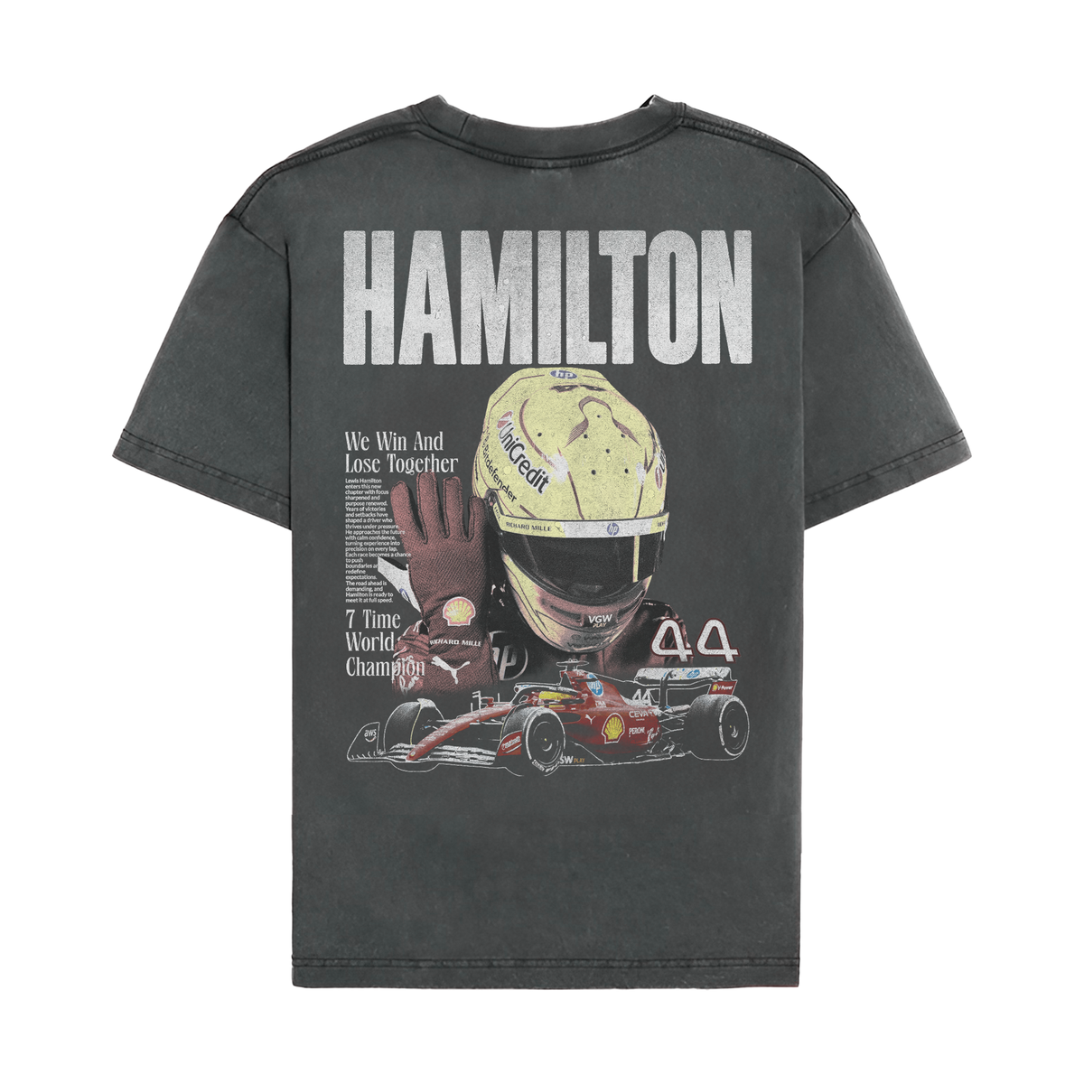 Hamilton Legacy V2 Shirt - Washed Black back