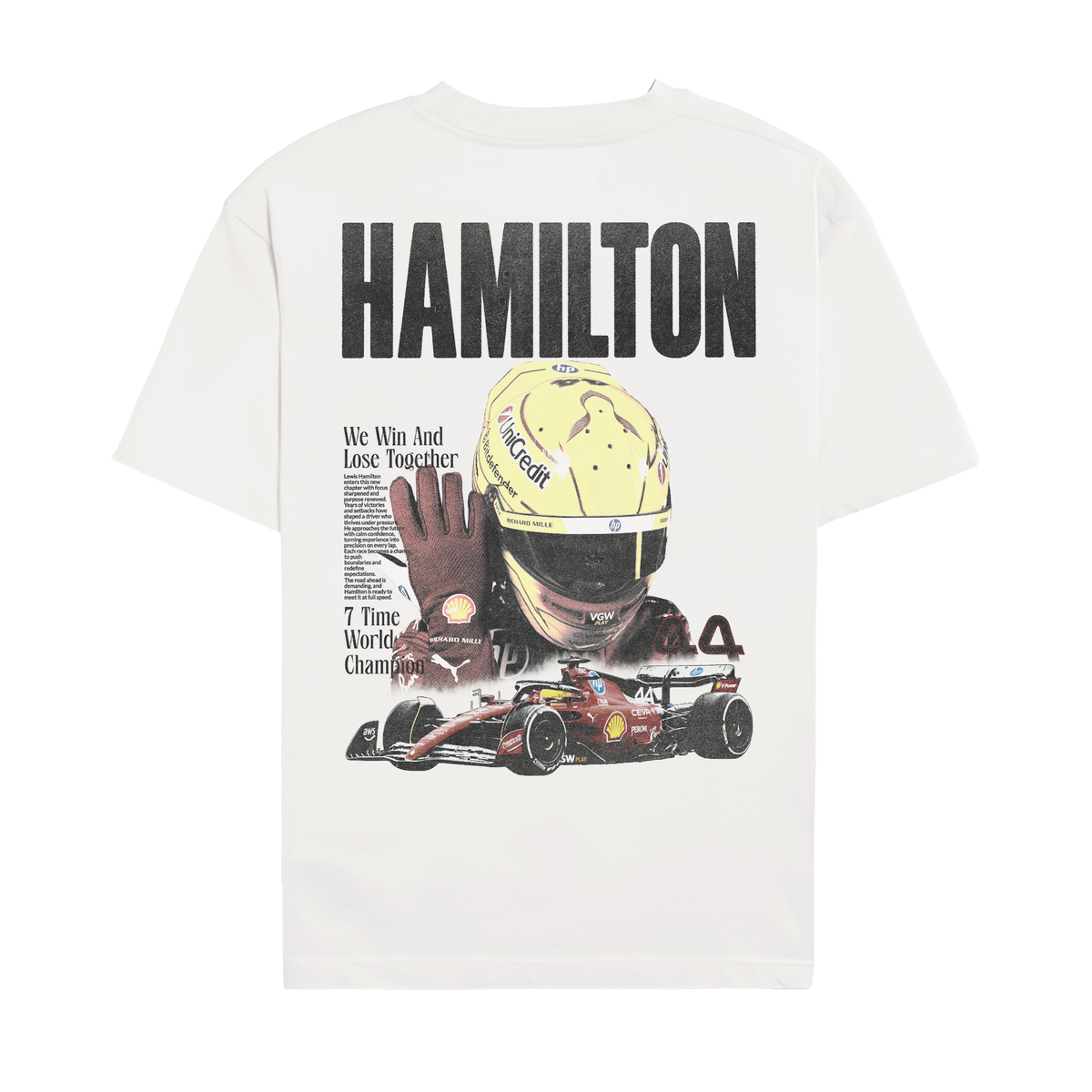 Hamilton Legacy V2 Shirt - White back