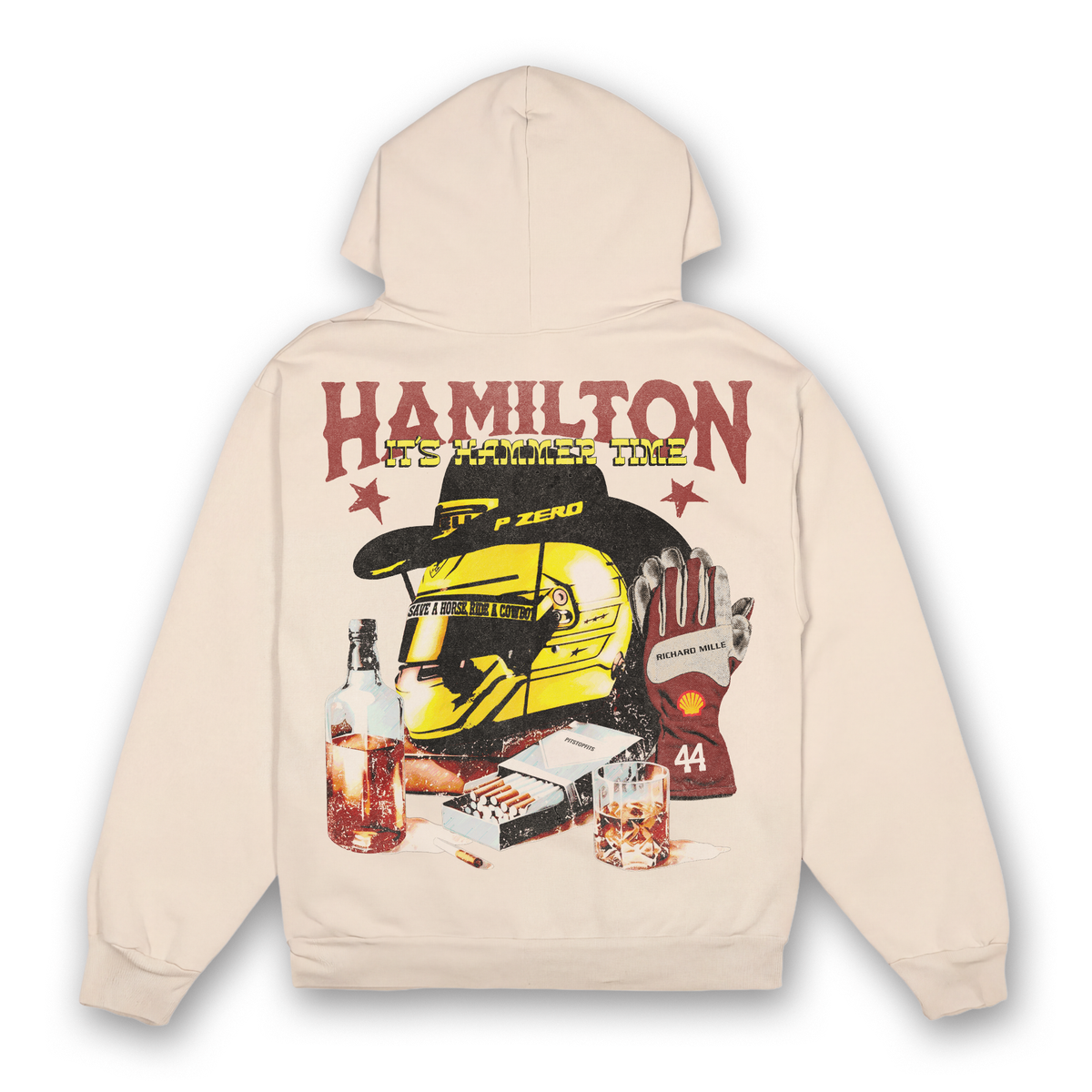 Hamilton Western V2 Hoodie - Sand back