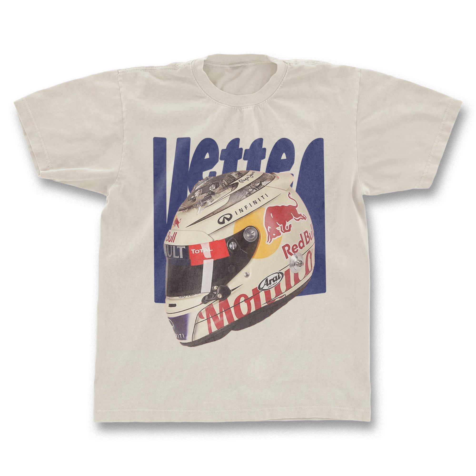Sebastian Vettel Helmet Graphic T-shirt