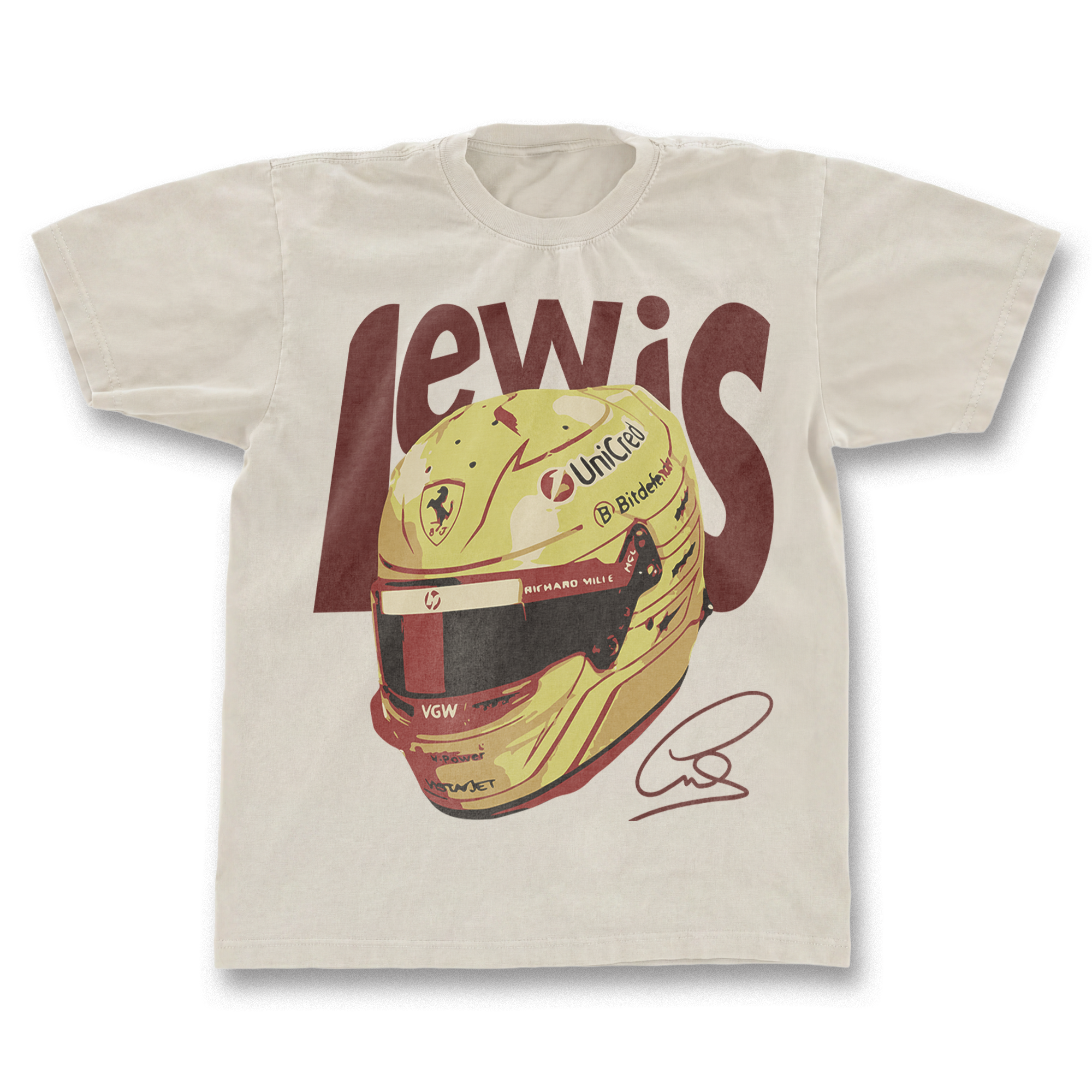 Hamilton Helmet Graphic T-shirt