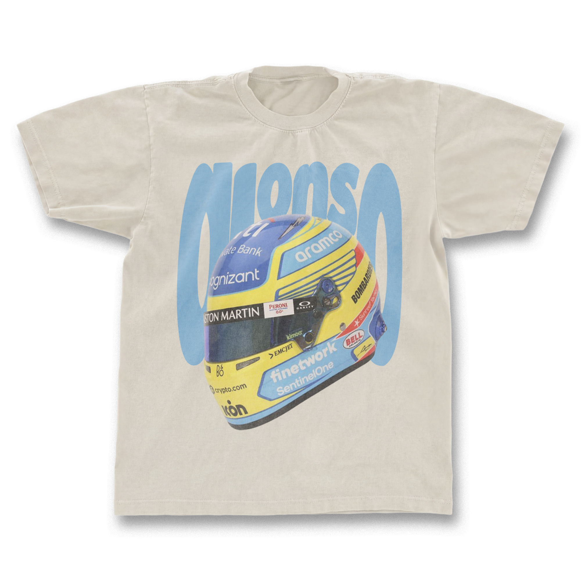 Fernando Alonso Helmet Graphic T-shirt