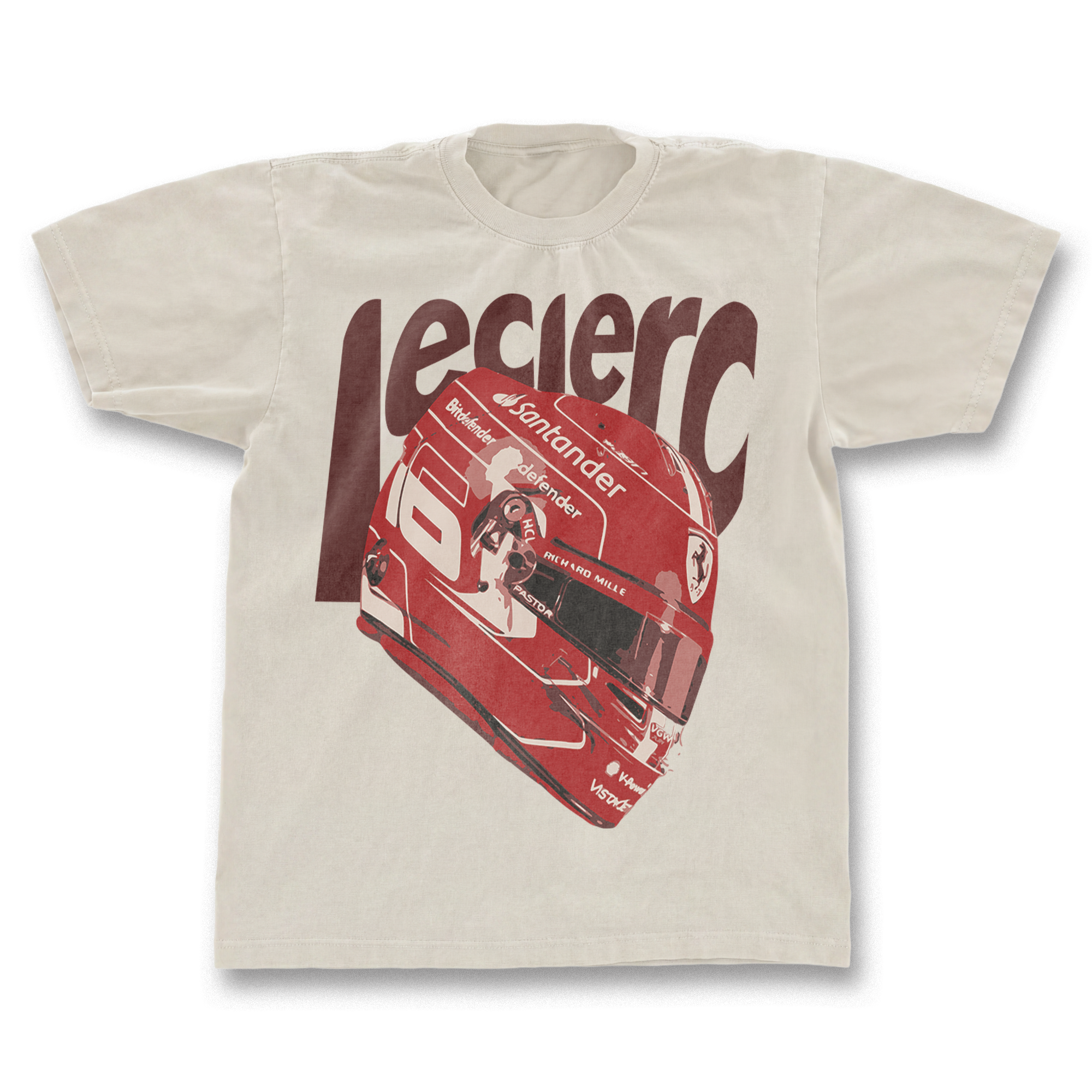 Leclerc Helmet Graphic T-shirt