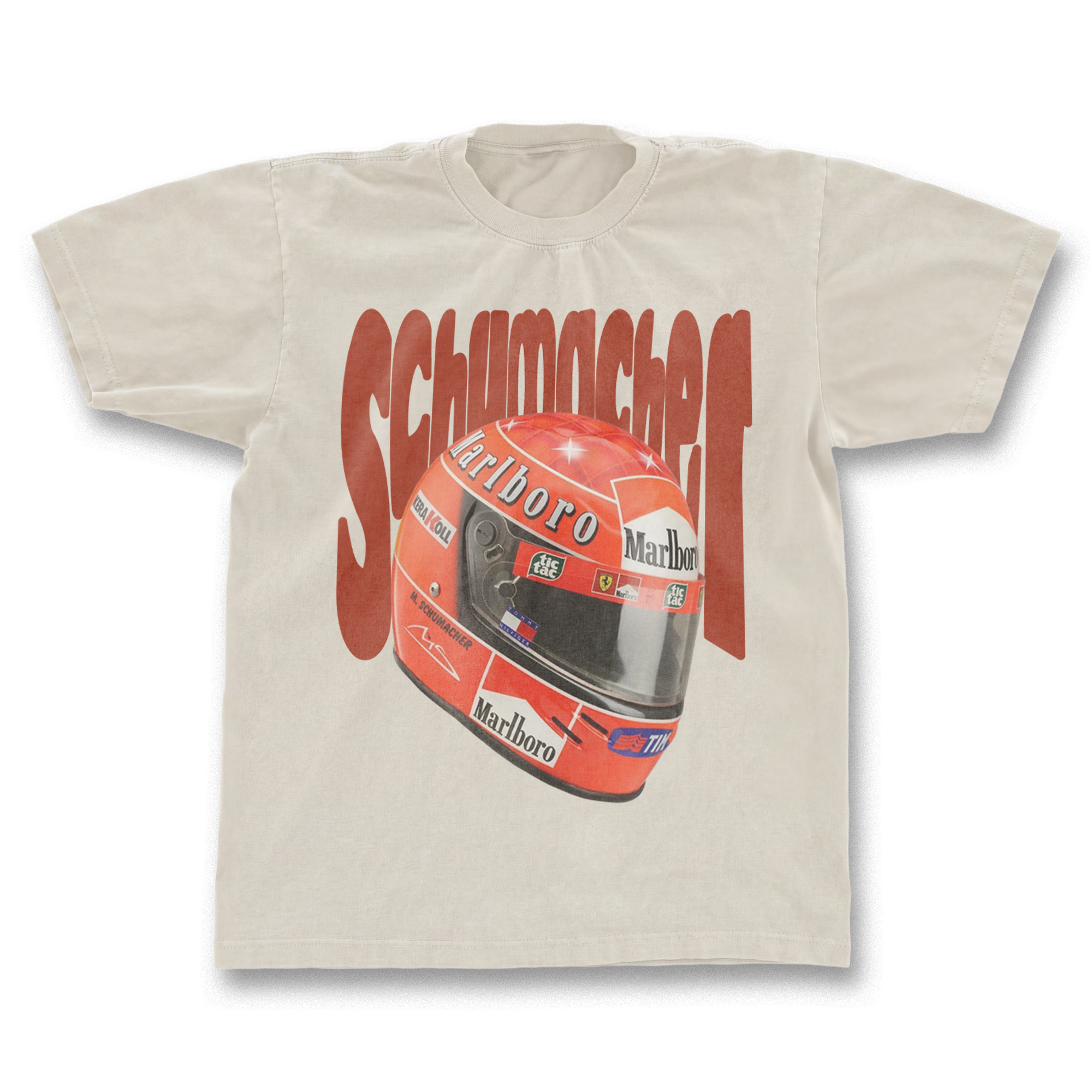Michael Schumacher Helmet Graphic T-shirt