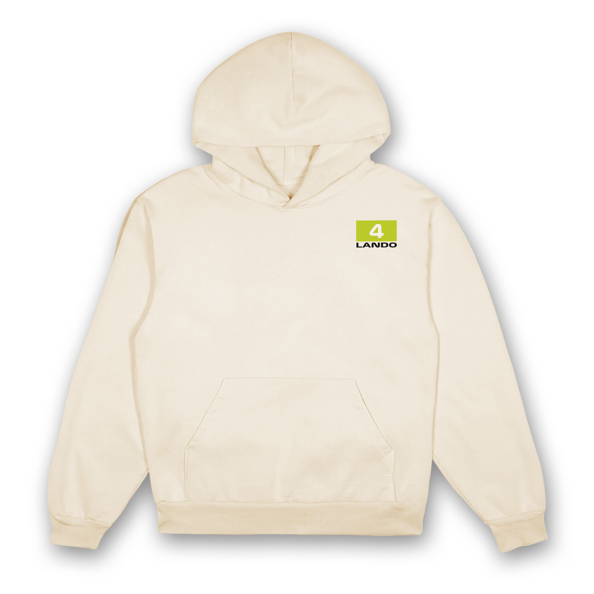 Lando Split Helmet Hoodie - Sand front