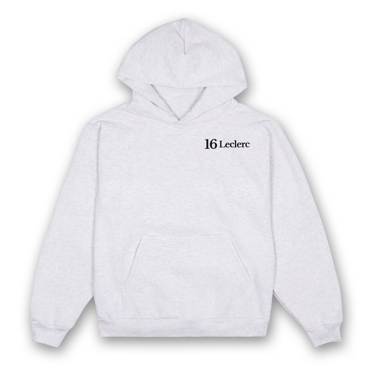 Leclerc Floral Helmet Hoodie - Ash front