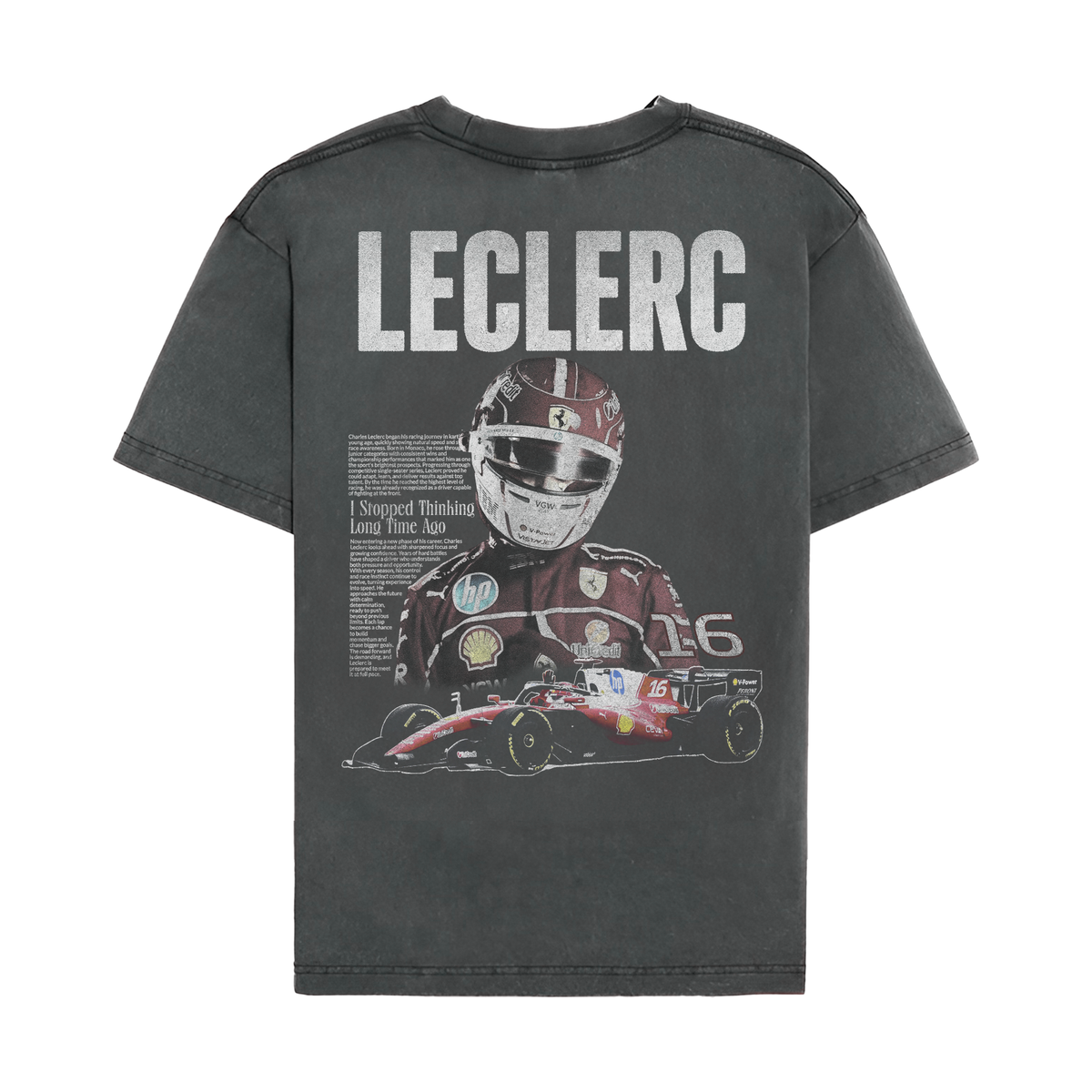 Leclerc Legacy Shirt V2 - Washed Black back
