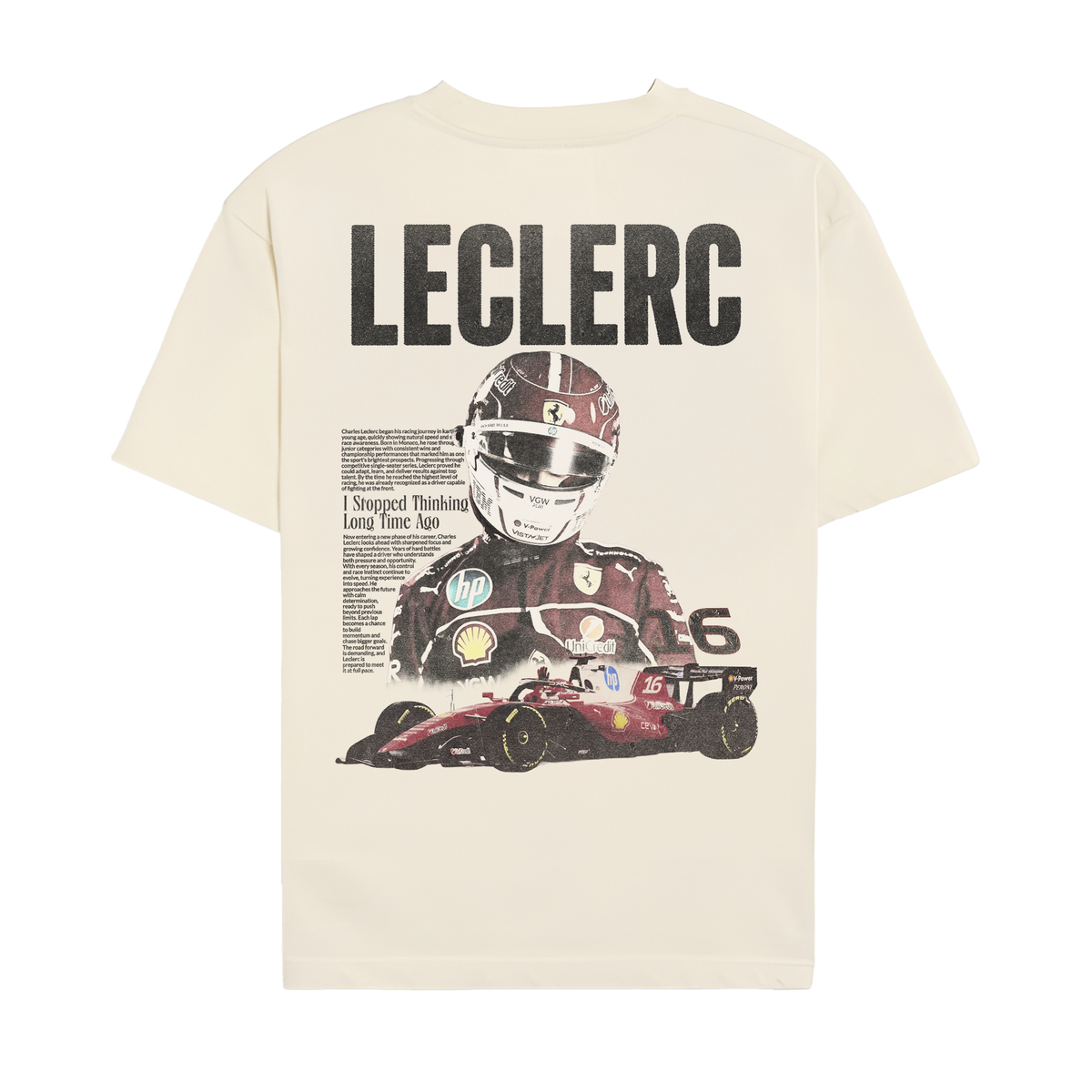 Leclerc Legacy Shirt V2 - Off-White back
