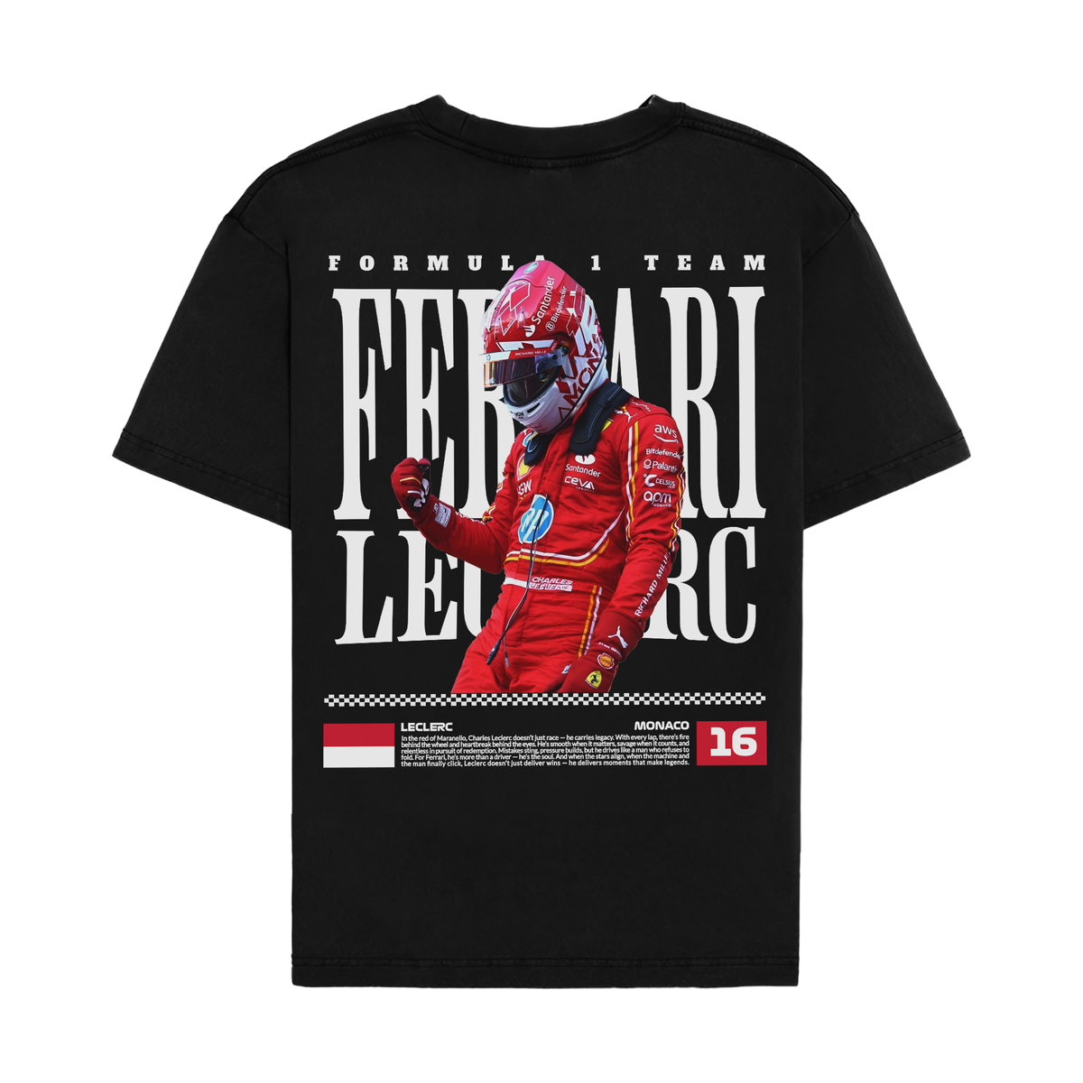 Leclerc Legacy T-shirt - Black back