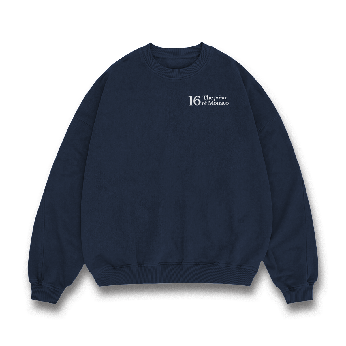 Leclerc Prince of Monaco Crewneck - Navy front