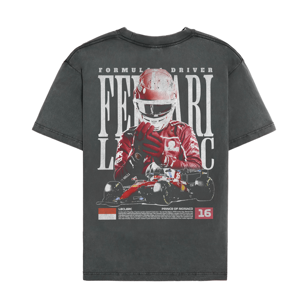 Leclerc Vintage Legacy Shirt - Washed Black back