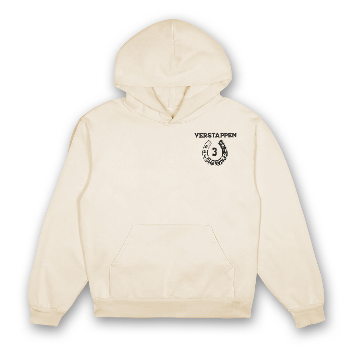 Max Cowboy Helmet Hoodie - Sand front