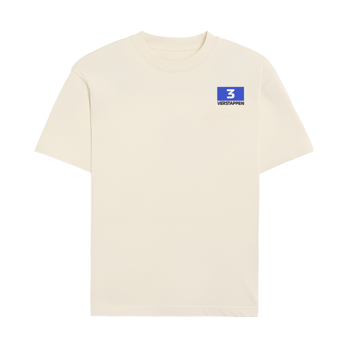 Max Split Helmet Tee - Off-White front