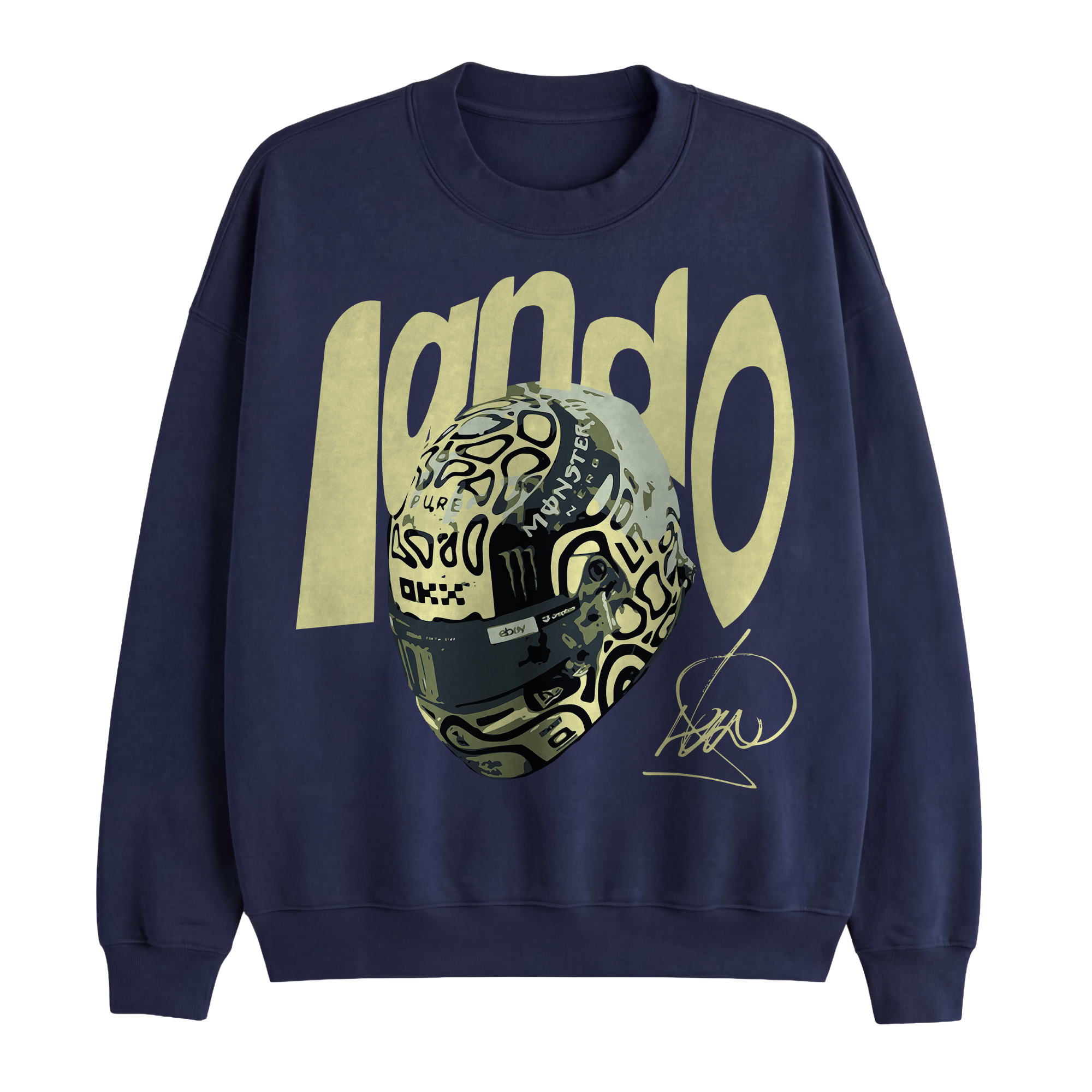 Lando Helmet Crewneck