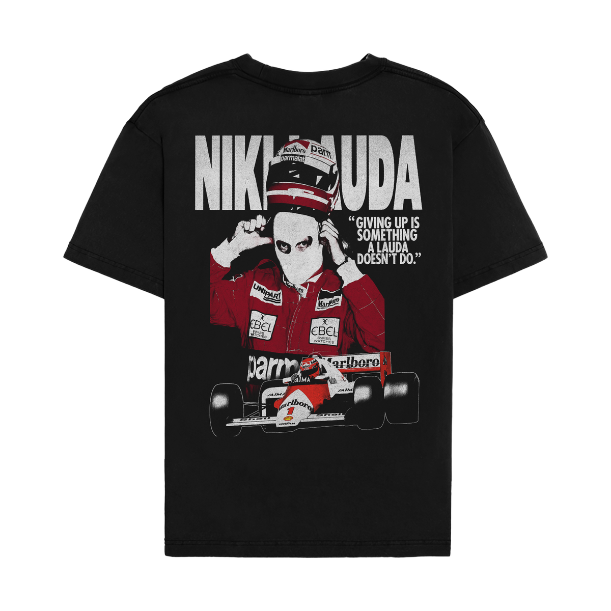 Niki Lauda Vintage Shirt - Black back