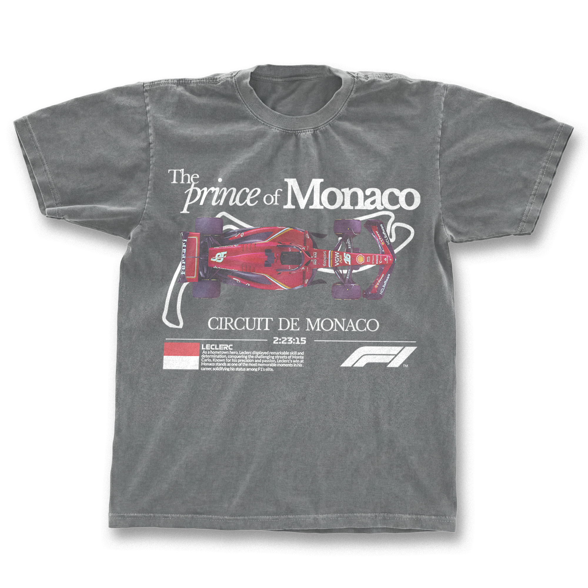 Charles Leclerc Prince of Monaco T-shirt
