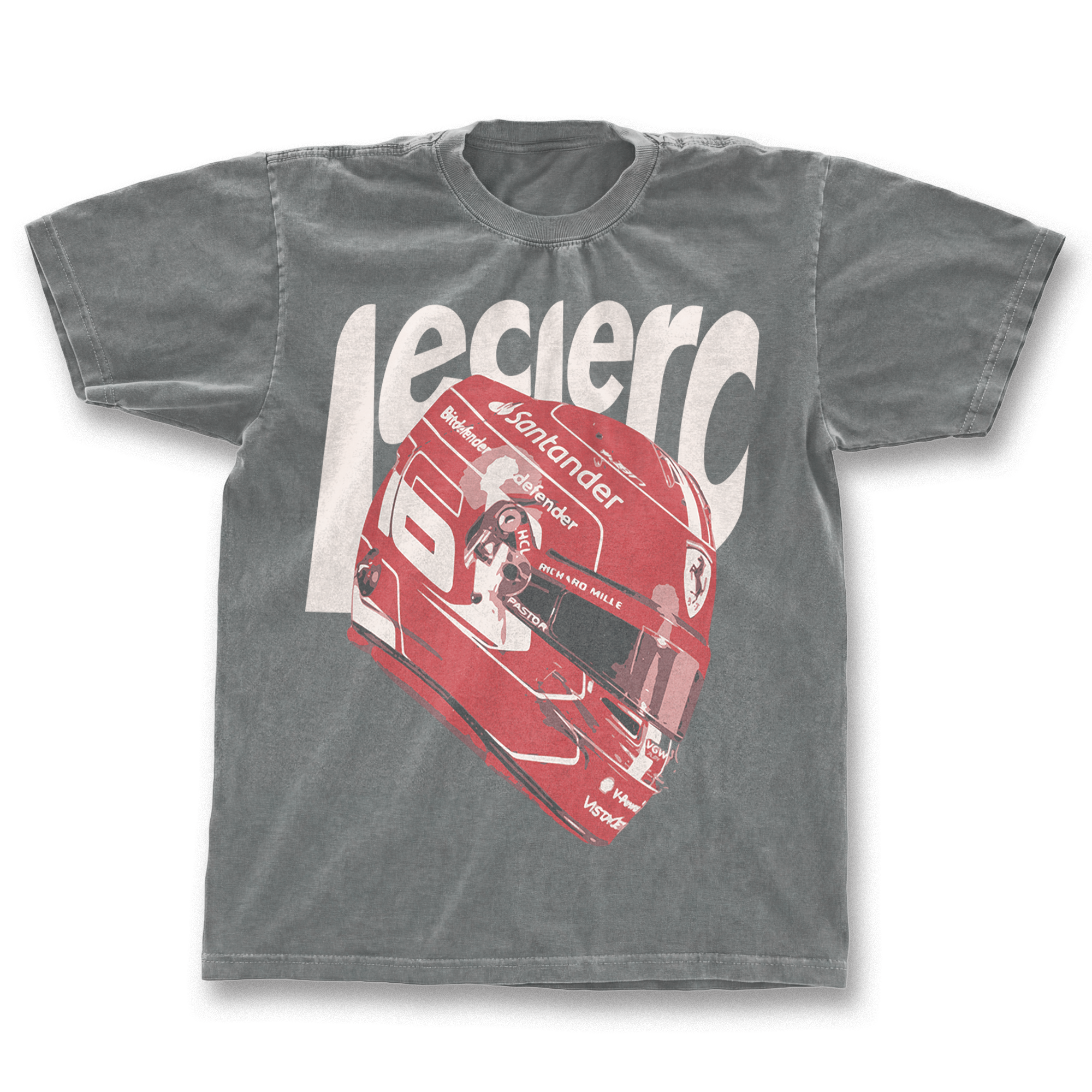 Leclerc Helmet Graphic T-shirt