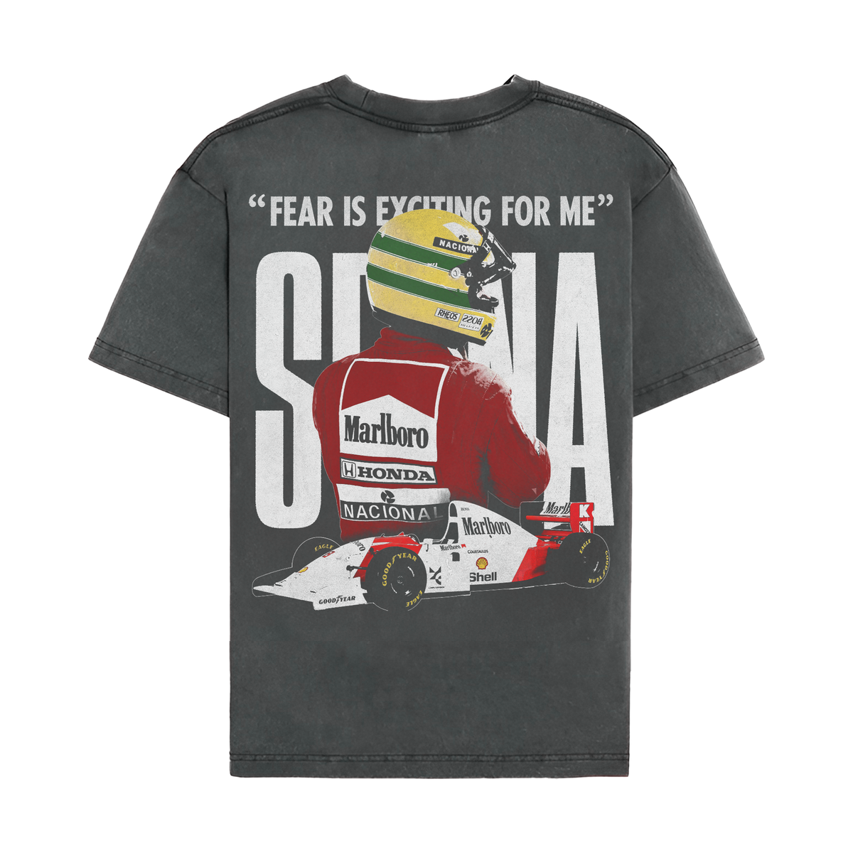 Senna Vintage Legacy V2 Shirt - Washed Black back