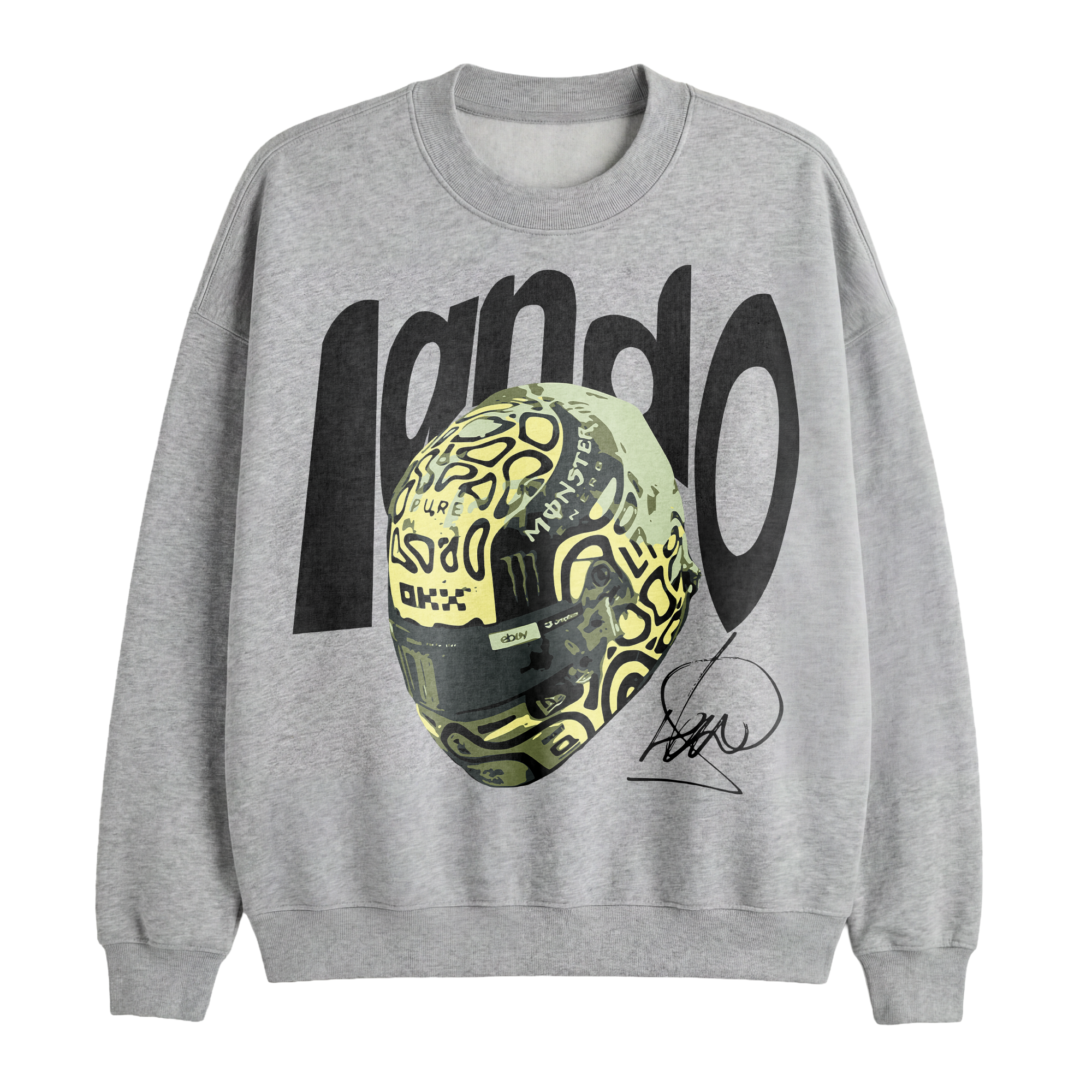 Lando Helmet Crewneck