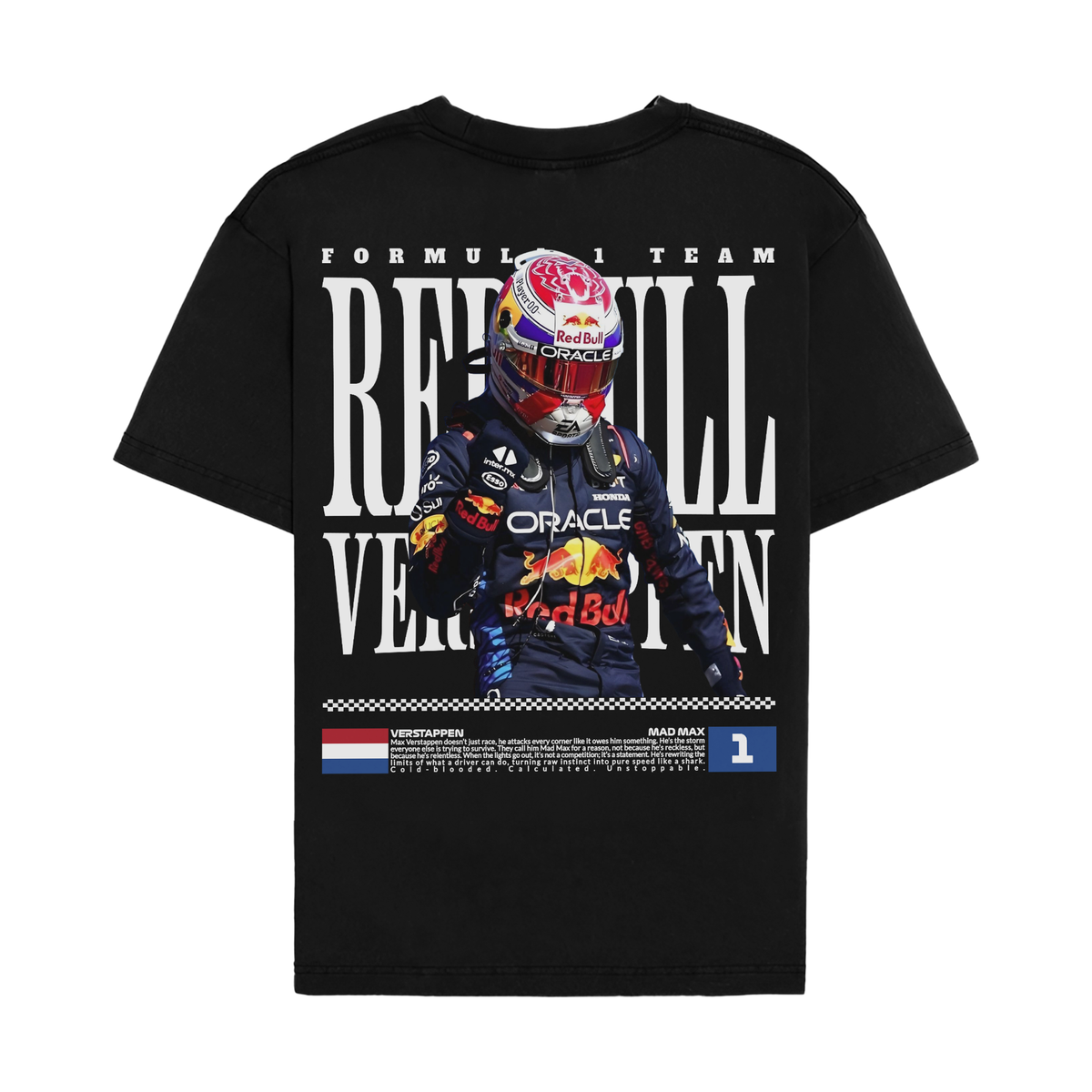 Verstappen Legacy Graphic Tee - Black back