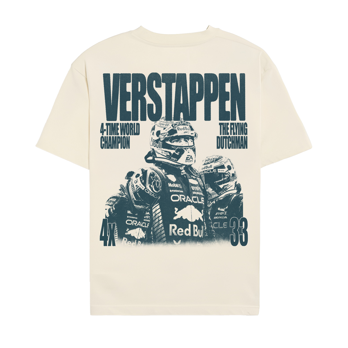 Verstappen Vintage Shirt - Off-White back