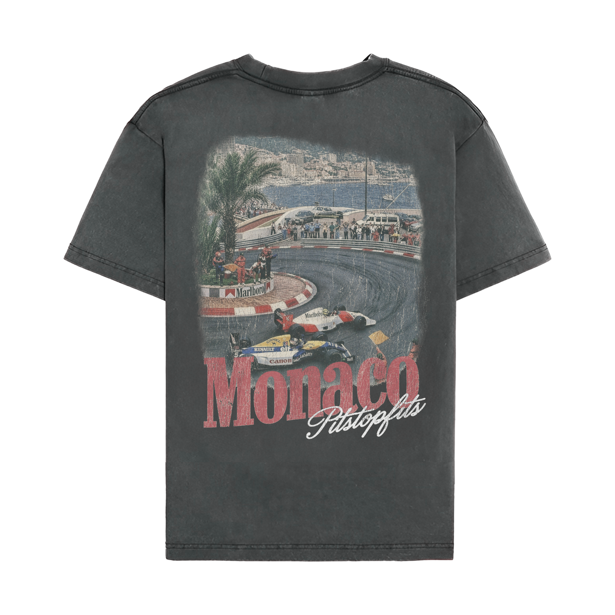 Vintage Monaco Shirt - Washed Black back