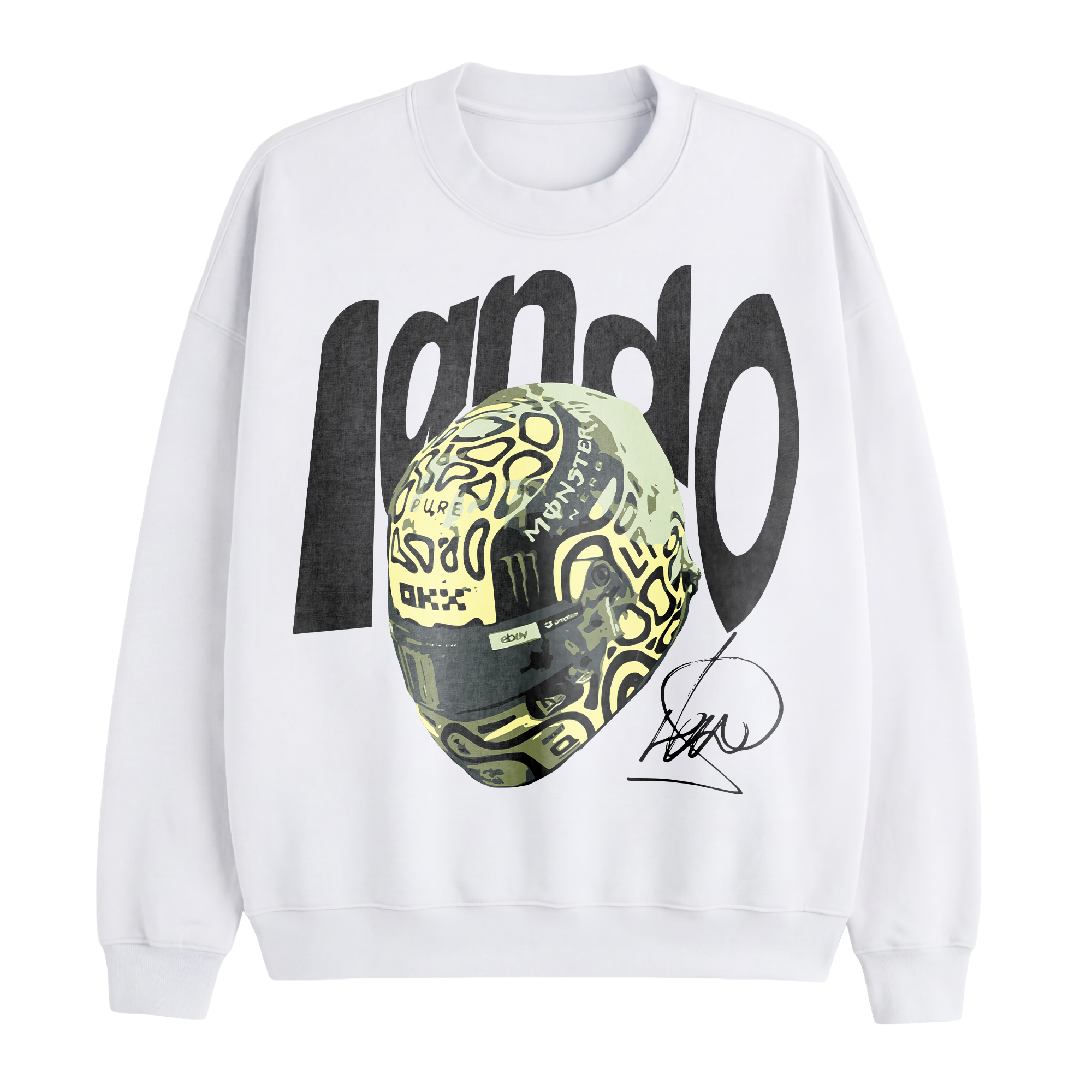Lando Helmet Crewneck