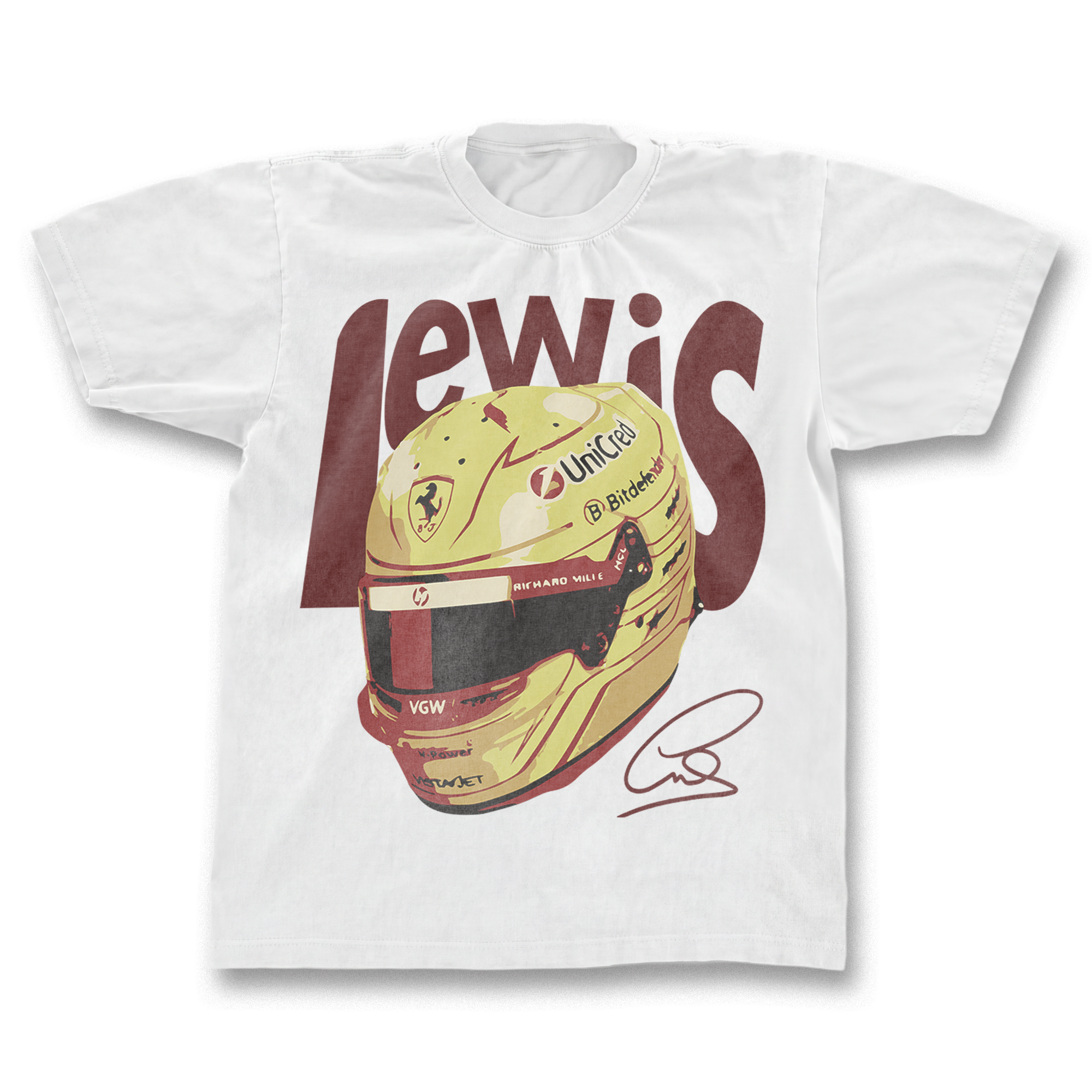 Hamilton Helmet Graphic T-shirt