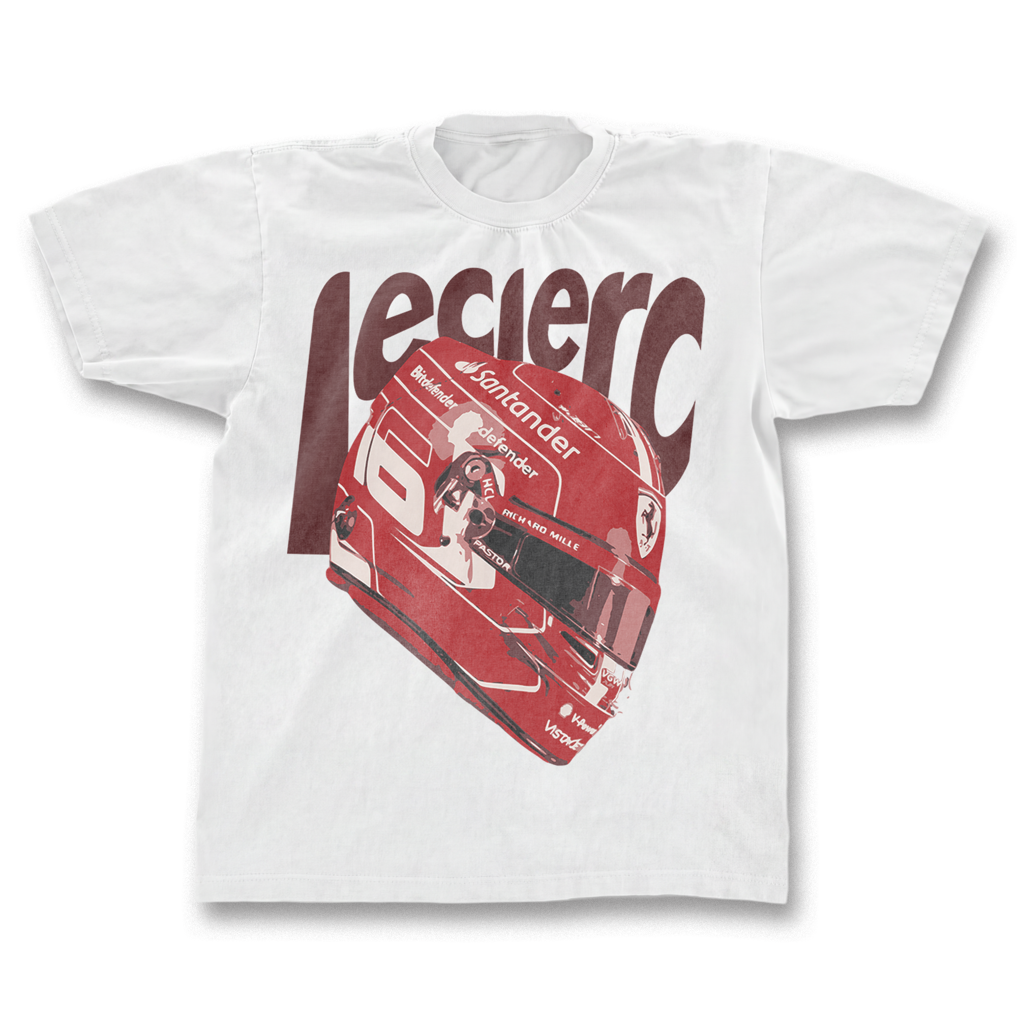 Leclerc Helmet Graphic T-shirt